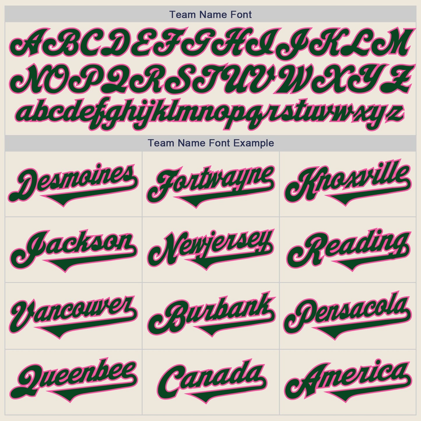 Custom Cream Green-Pink Authentic Two Tone Baseball Jersey view 4