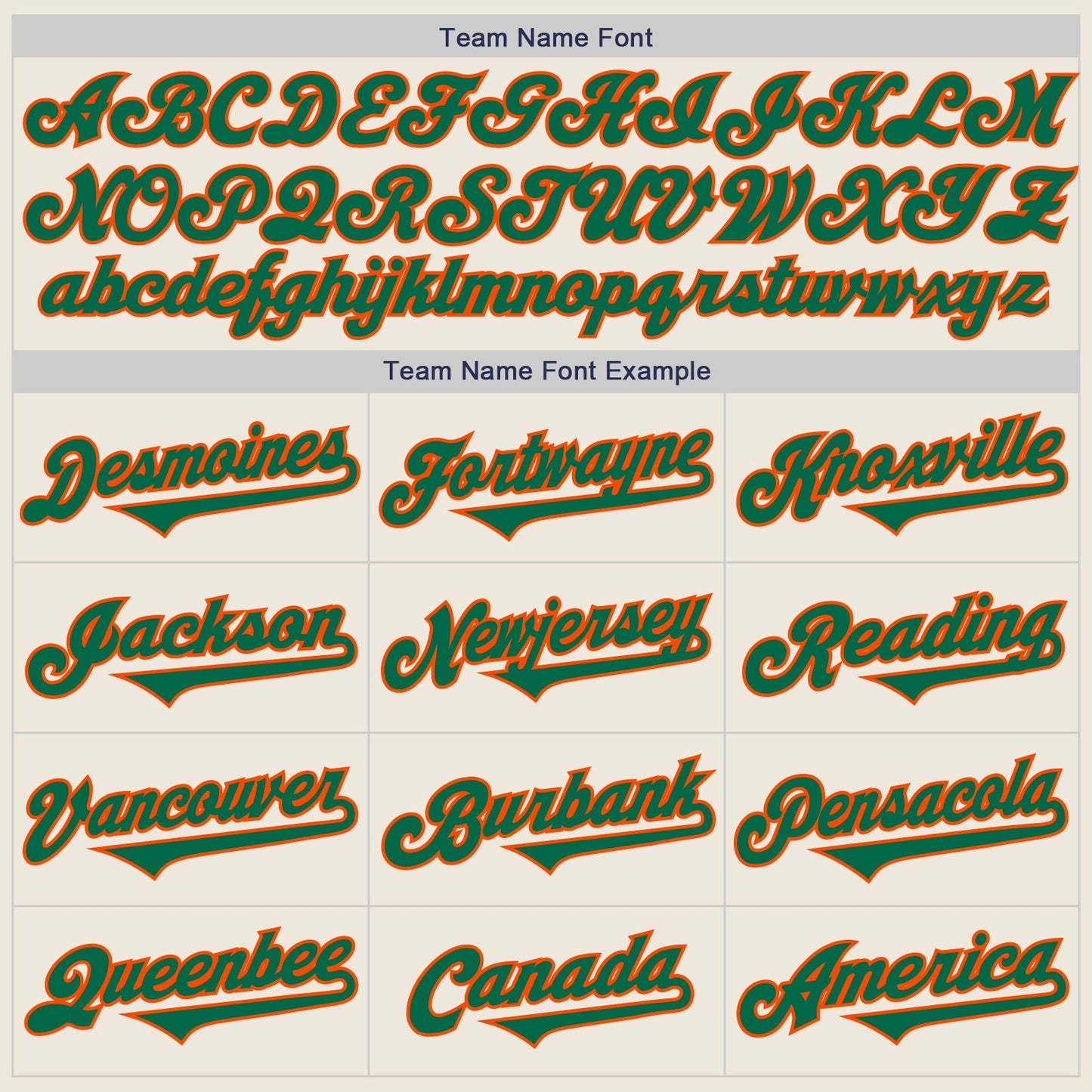 Custom Cream Kelly Green-Orange Authentic Two Tone Baseball Jersey view 4
