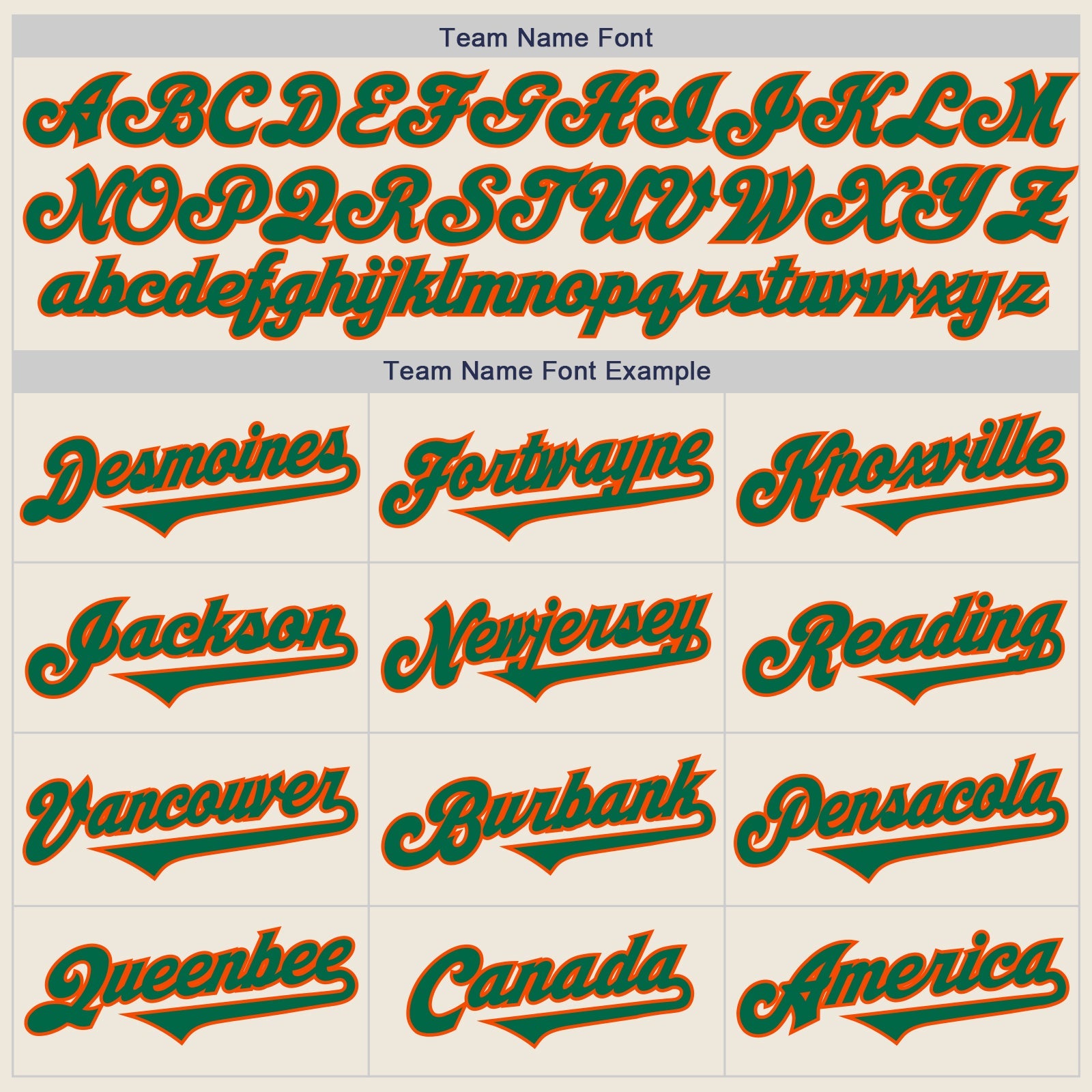 Custom Cream Kelly Green-Orange Authentic Two Tone Baseball Jersey view 4