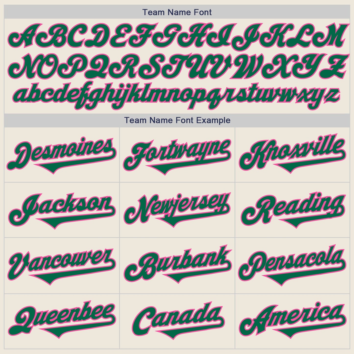 Custom Cream Kelly Green-Pink Authentic Two Tone Baseball Jersey view 4
