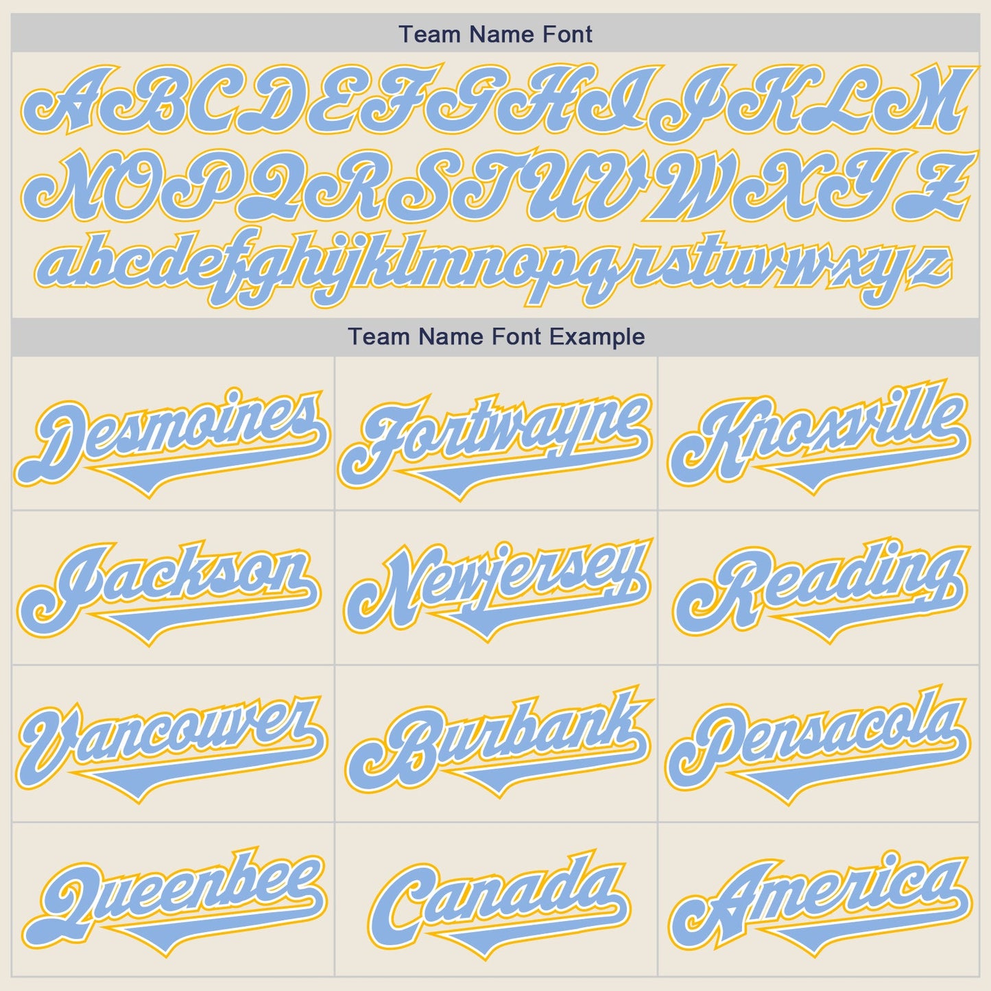 Custom Cream Light Blue White-Gold Authentic Two Tone Baseball Jersey view 4