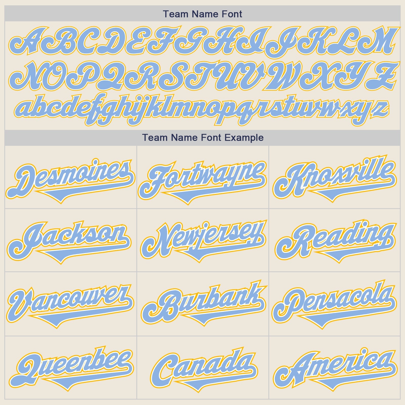 Custom Cream Light Blue White-Gold Authentic Two Tone Baseball Jersey view 4