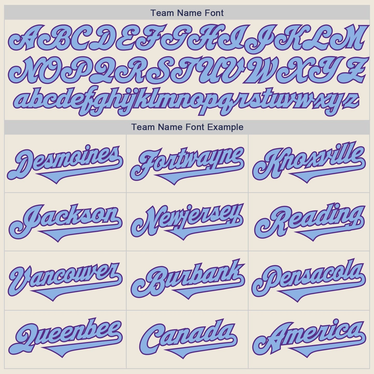 Custom Cream Light Blue-Purple Authentic Two Tone Baseball Jersey view 4
