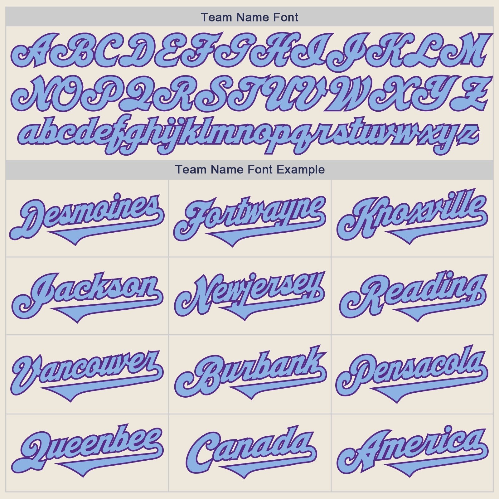 Custom Cream Light Blue-Purple Authentic Two Tone Baseball Jersey view 4