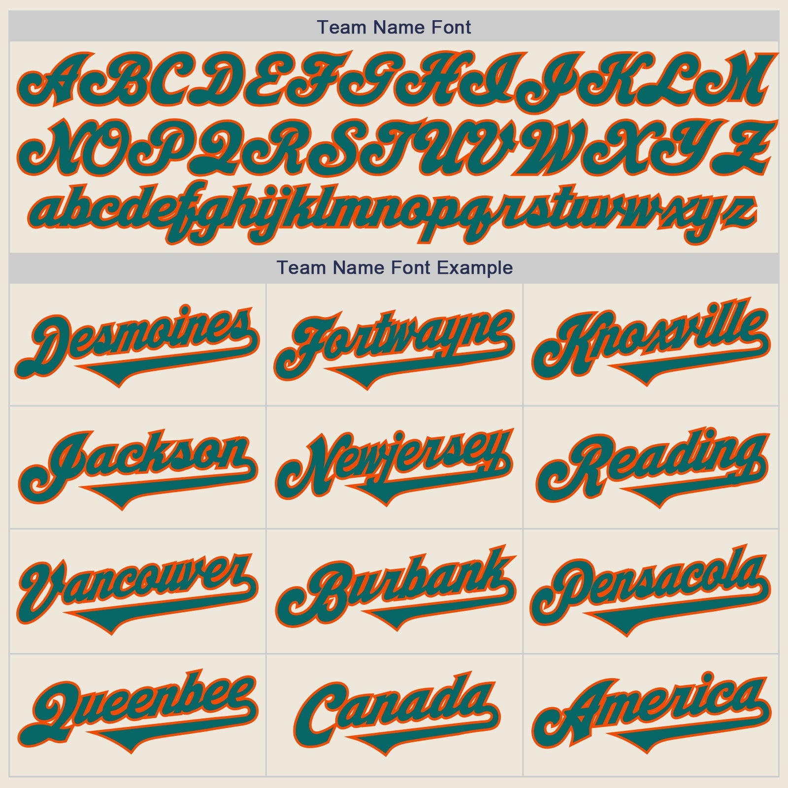 Custom Cream Teal-Orange Authentic Two Tone Baseball Jersey view 4