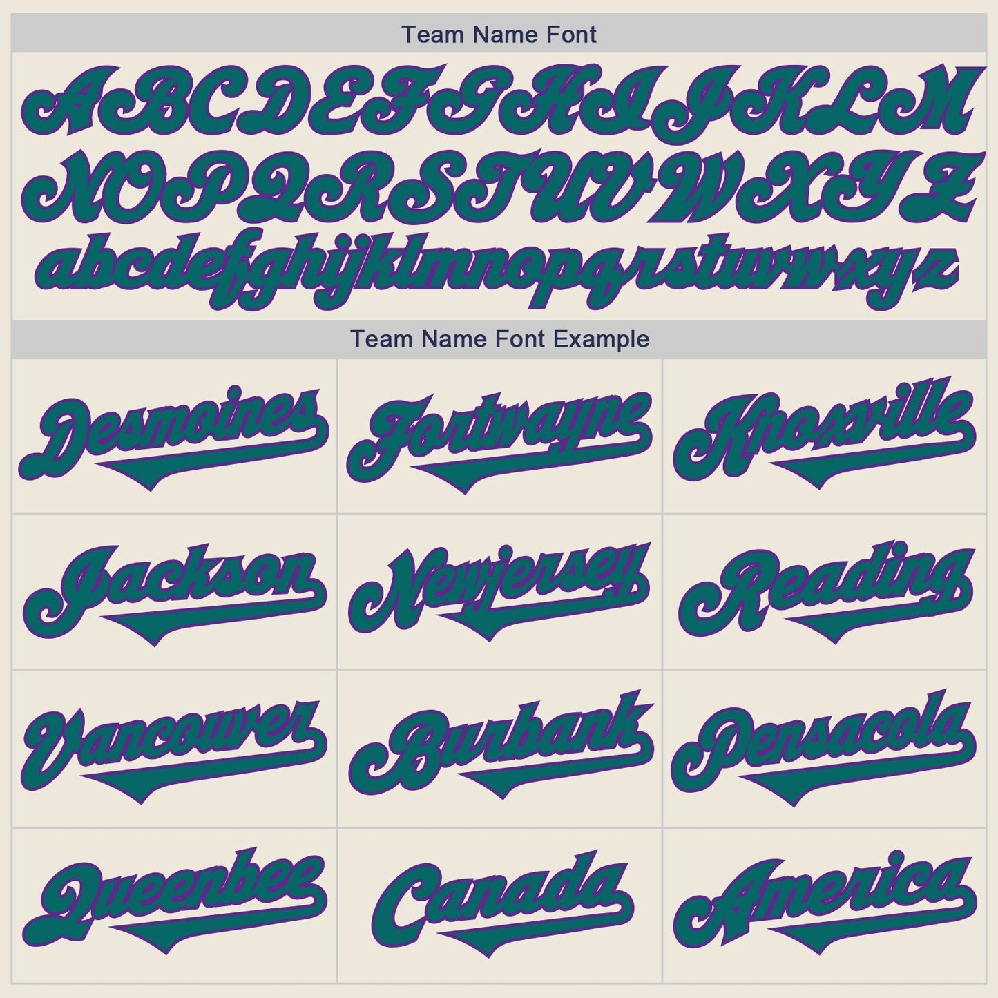 Custom Cream Teal-Purple Authentic Two Tone Baseball Jersey view 4
