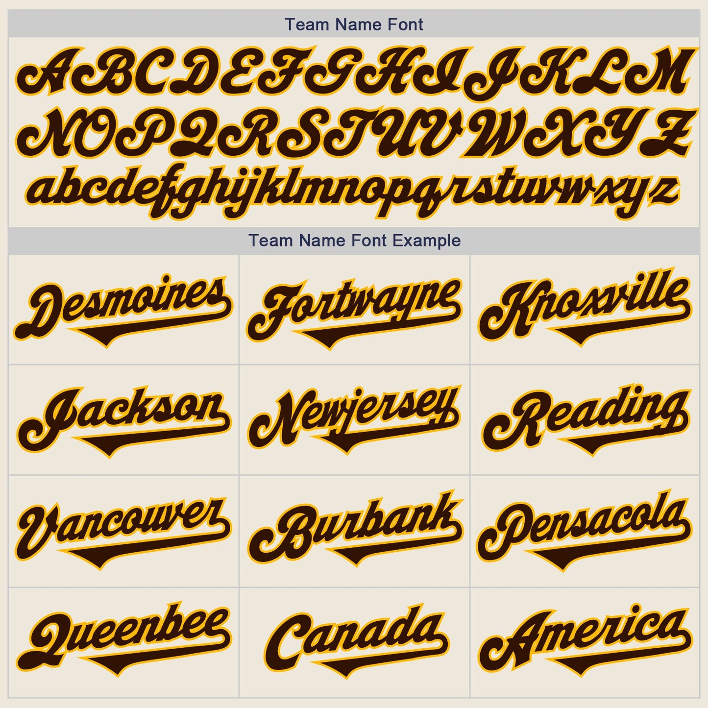 Custom Cream Brown-Gold Authentic Two Tone Baseball Jersey view 4