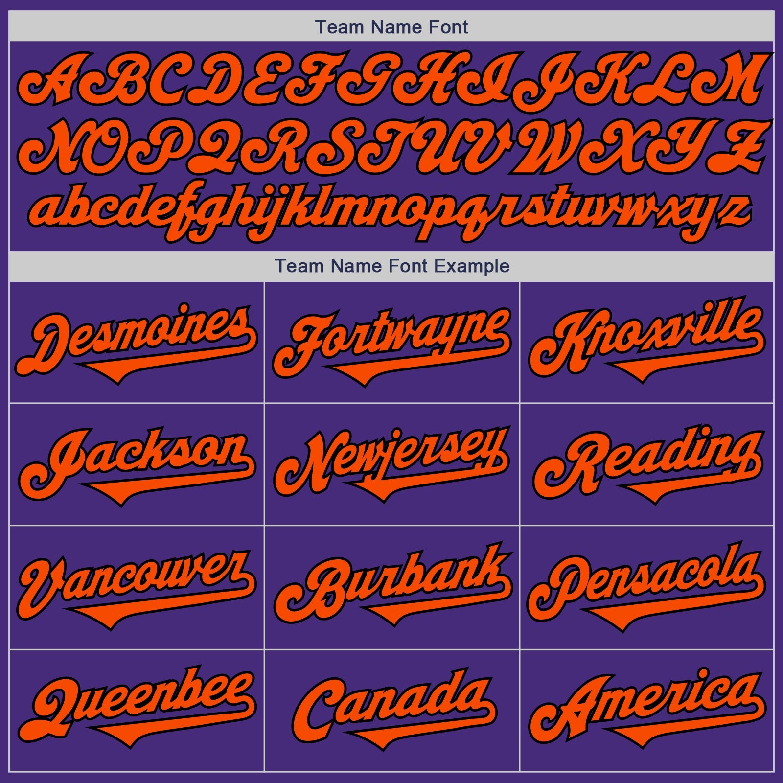 Custom Purple Orange-Black Authentic Two Tone Baseball Jersey view 4