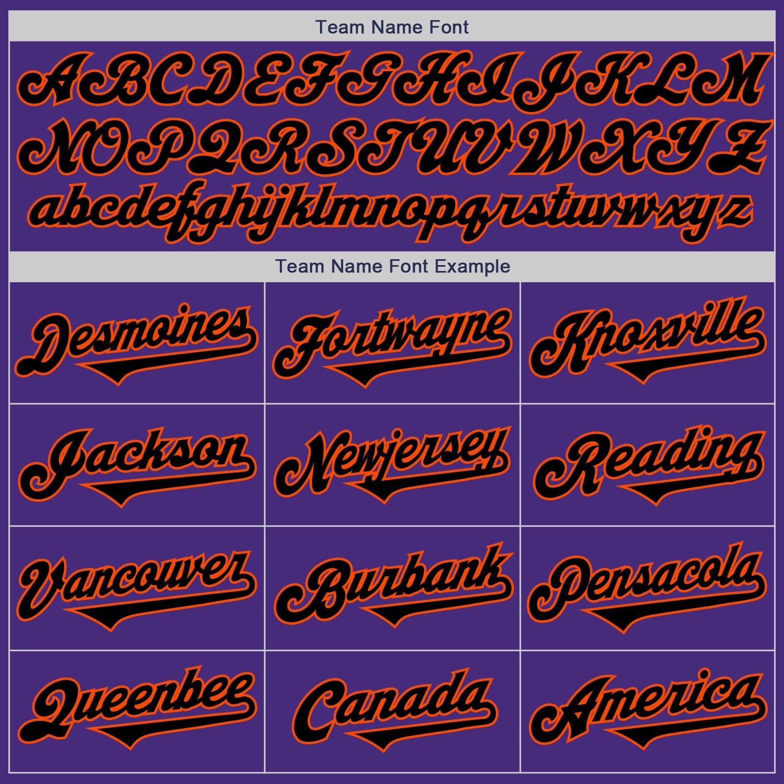 Custom Purple Black-Orange Authentic Two Tone Baseball Jersey view 4