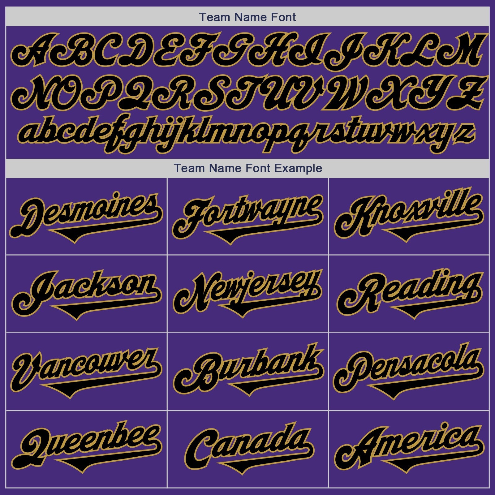 Custom Purple Black-Old Gold Authentic Two Tone Baseball Jersey view 4