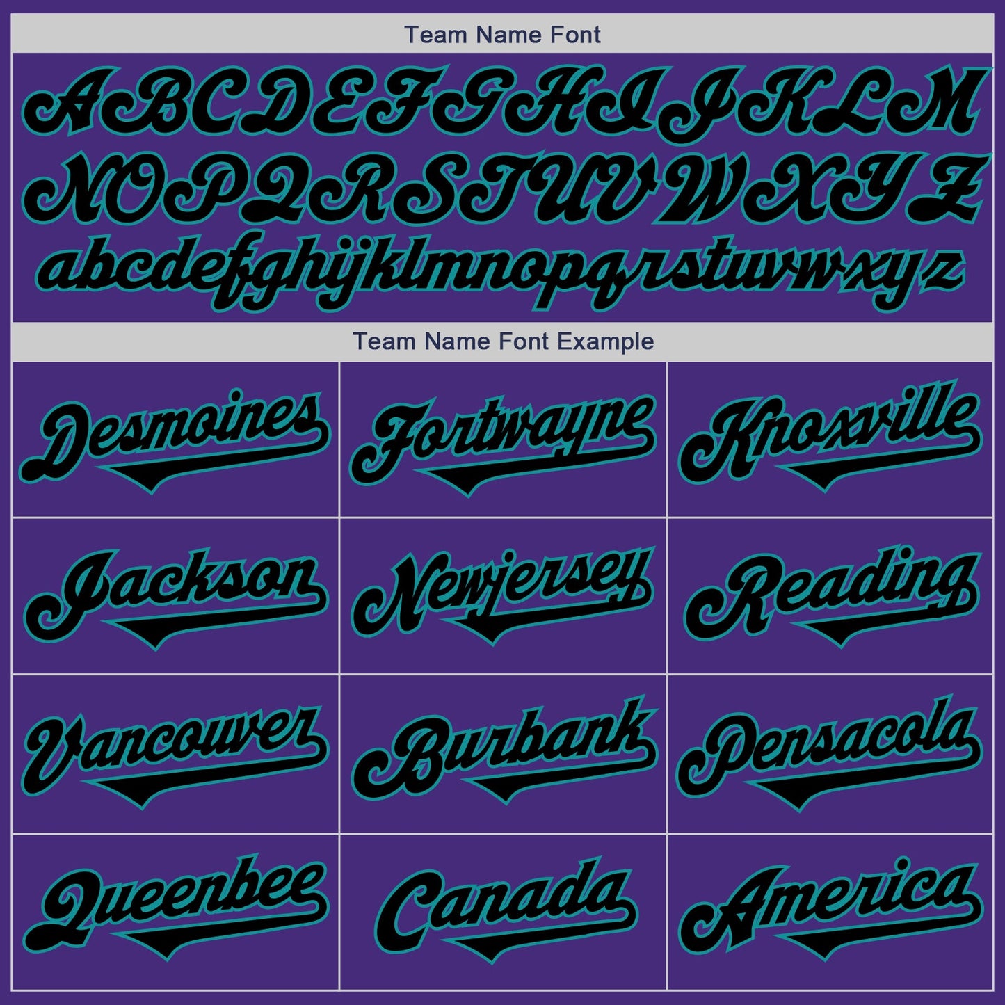 Custom Purple Black-Teal Authentic Two Tone Baseball Jersey view 4