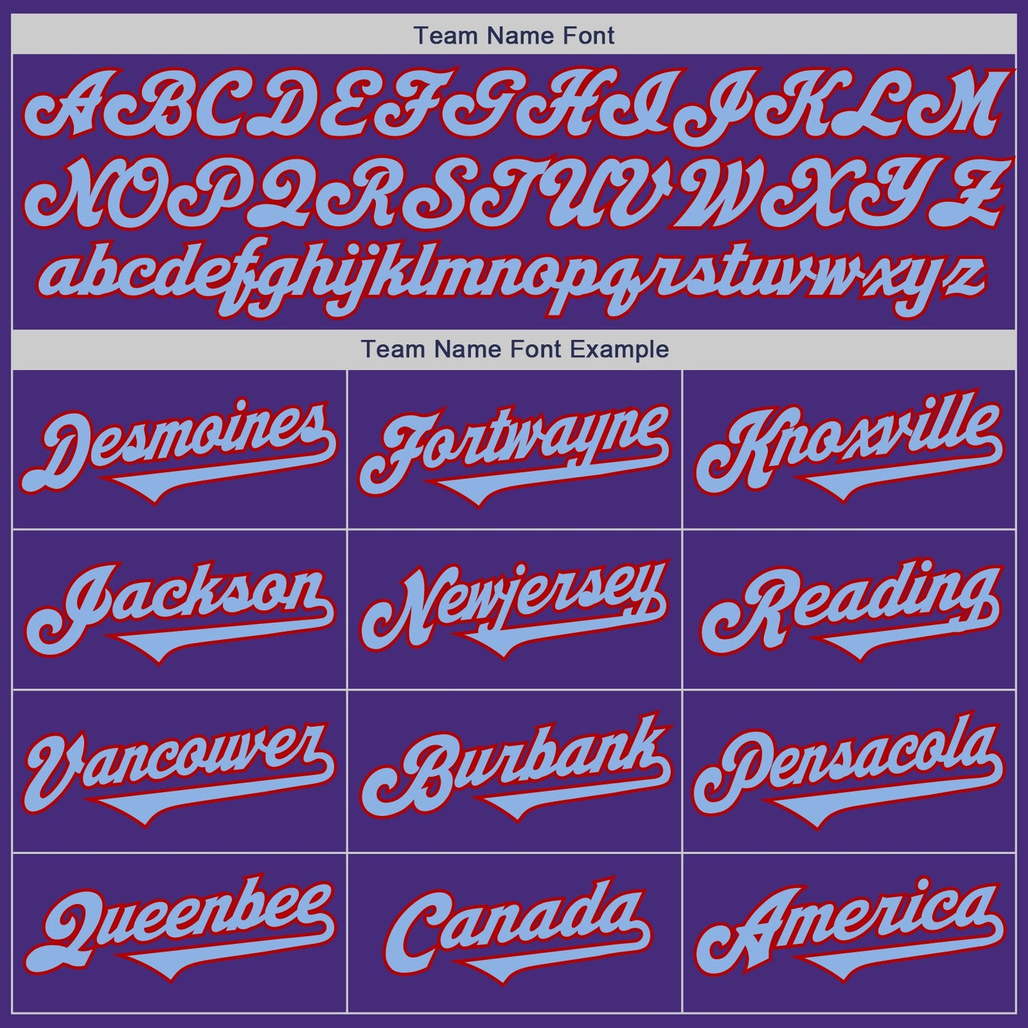 Custom Purple Light Blue-Red Authentic Two Tone Baseball Jersey view 4