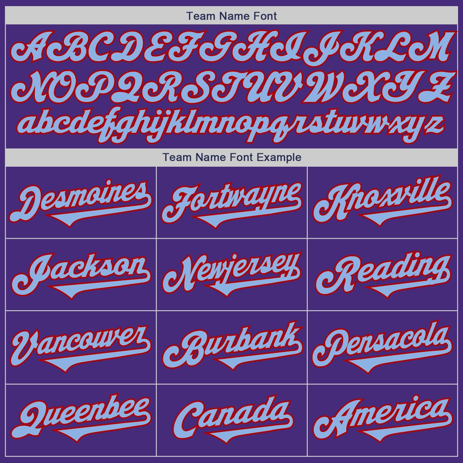 Custom Purple Light Blue-Red Authentic Two Tone Baseball Jersey view 4