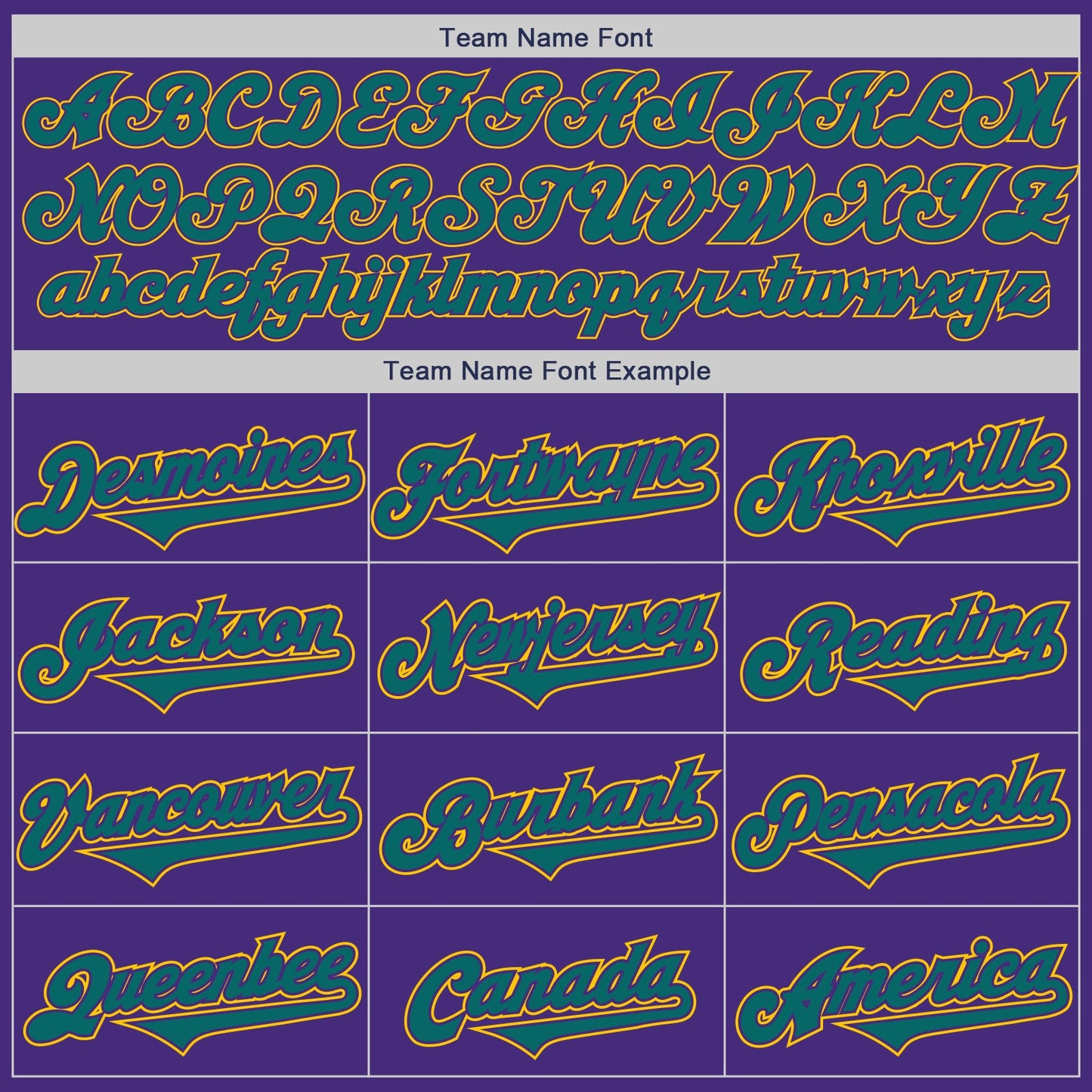 Custom Purple Teal-Yellow Authentic Two Tone Baseball Jersey view 4