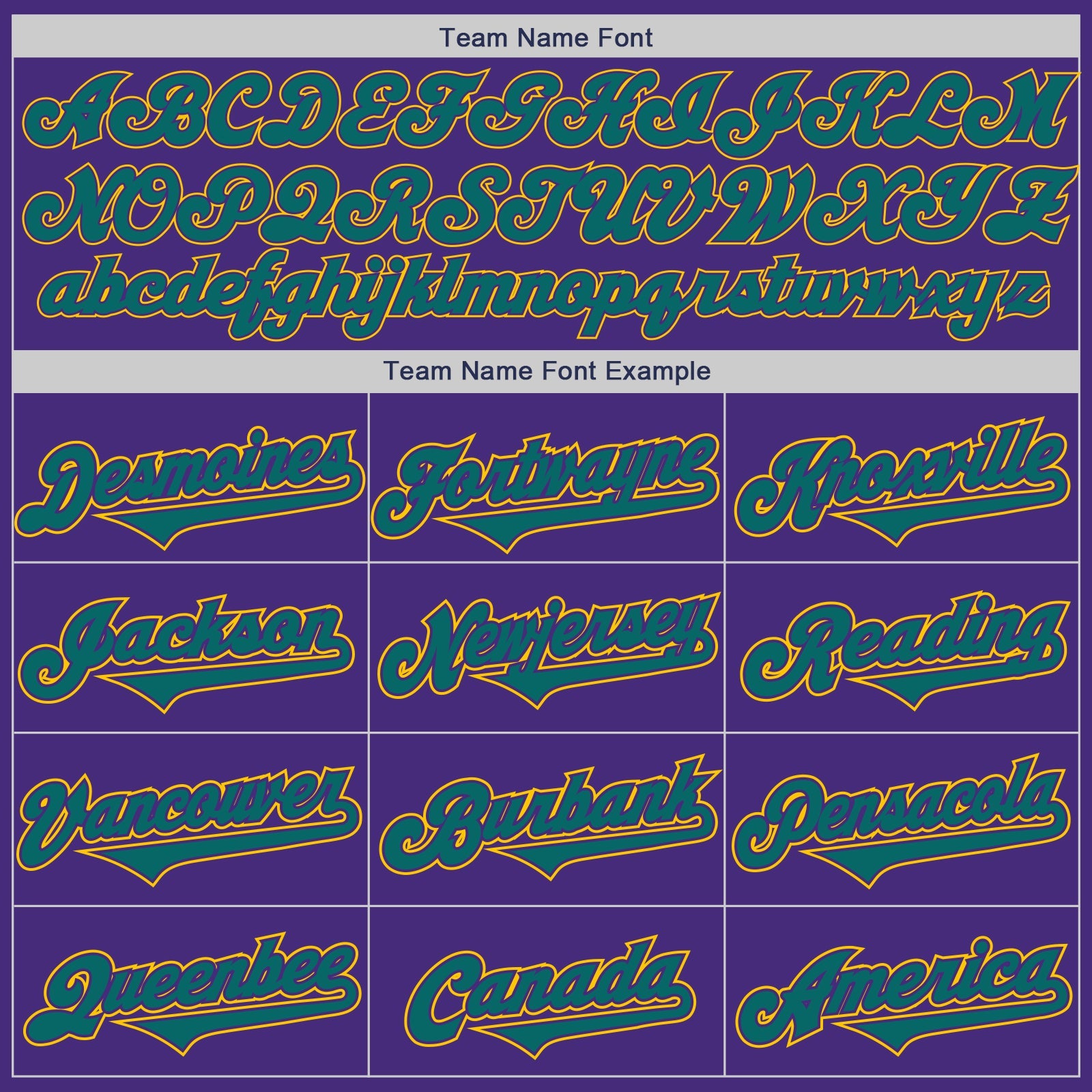 Custom Purple Teal-Yellow Authentic Two Tone Baseball Jersey view 4
