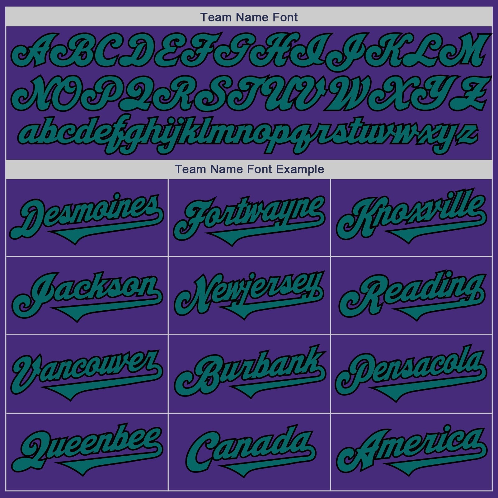 Custom Purple Teal-Black Authentic Two Tone Baseball Jersey view 4