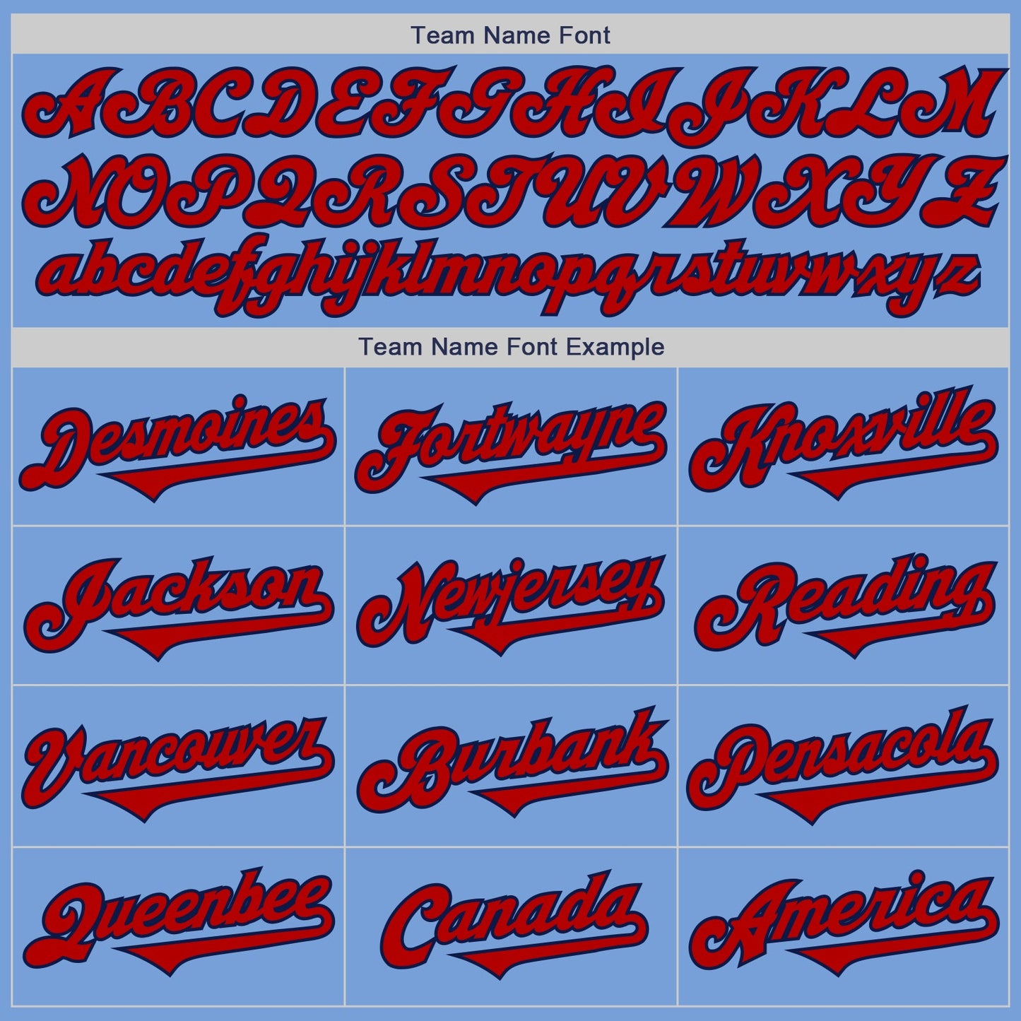 Custom Light Blue Red-Navy Authentic Two Tone Baseball Jersey view 4