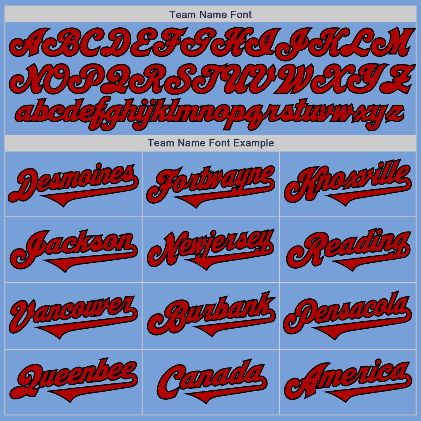 Custom Light Blue Red-Black Authentic Two Tone Baseball Jersey view 4