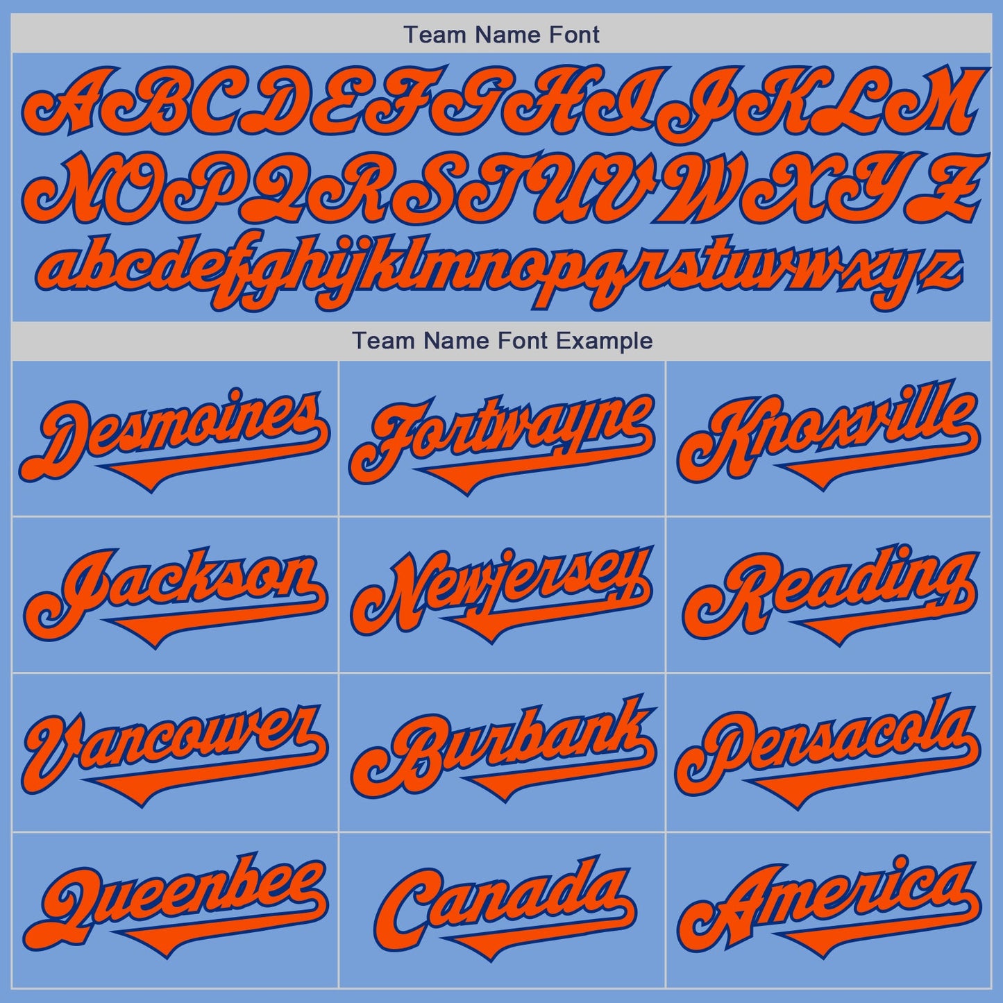 Custom Light Blue Orange-Royal Authentic Two Tone Baseball Jersey view 4