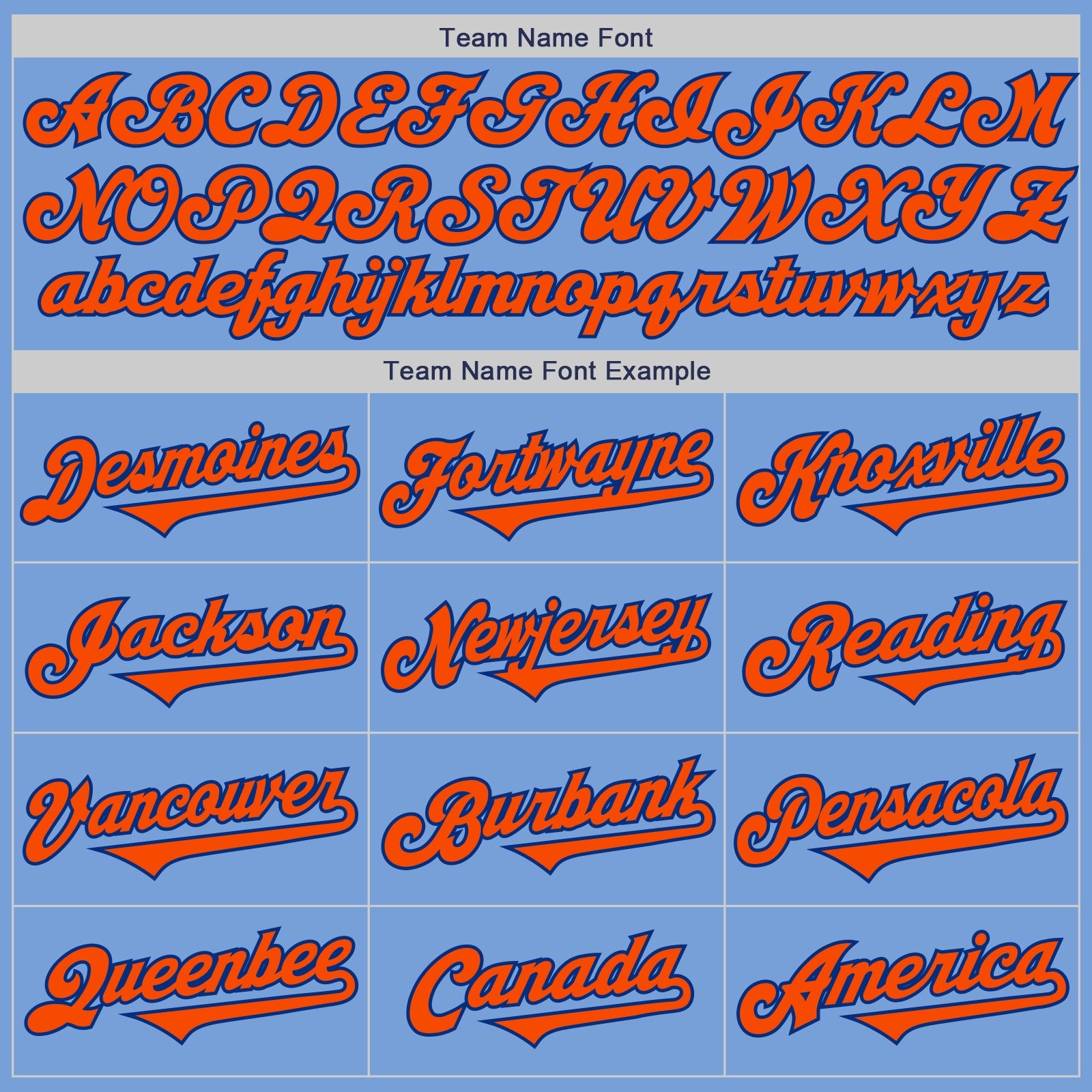 Custom Light Blue Orange-Royal Authentic Two Tone Baseball Jersey view 4