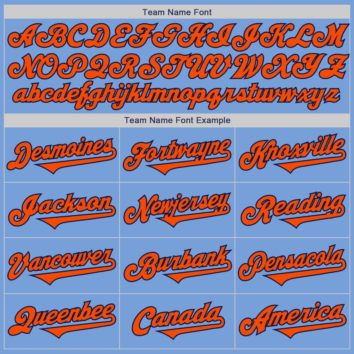 Custom Light Blue Orange-Navy Authentic Two Tone Baseball Jersey view 4