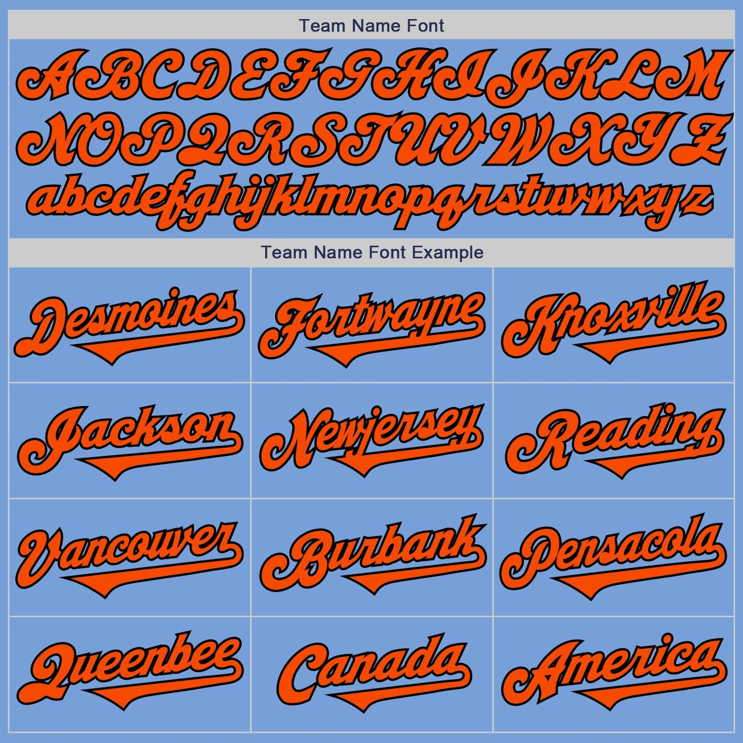 Custom Light Blue Orange-Black Authentic Two Tone Baseball Jersey view 4
