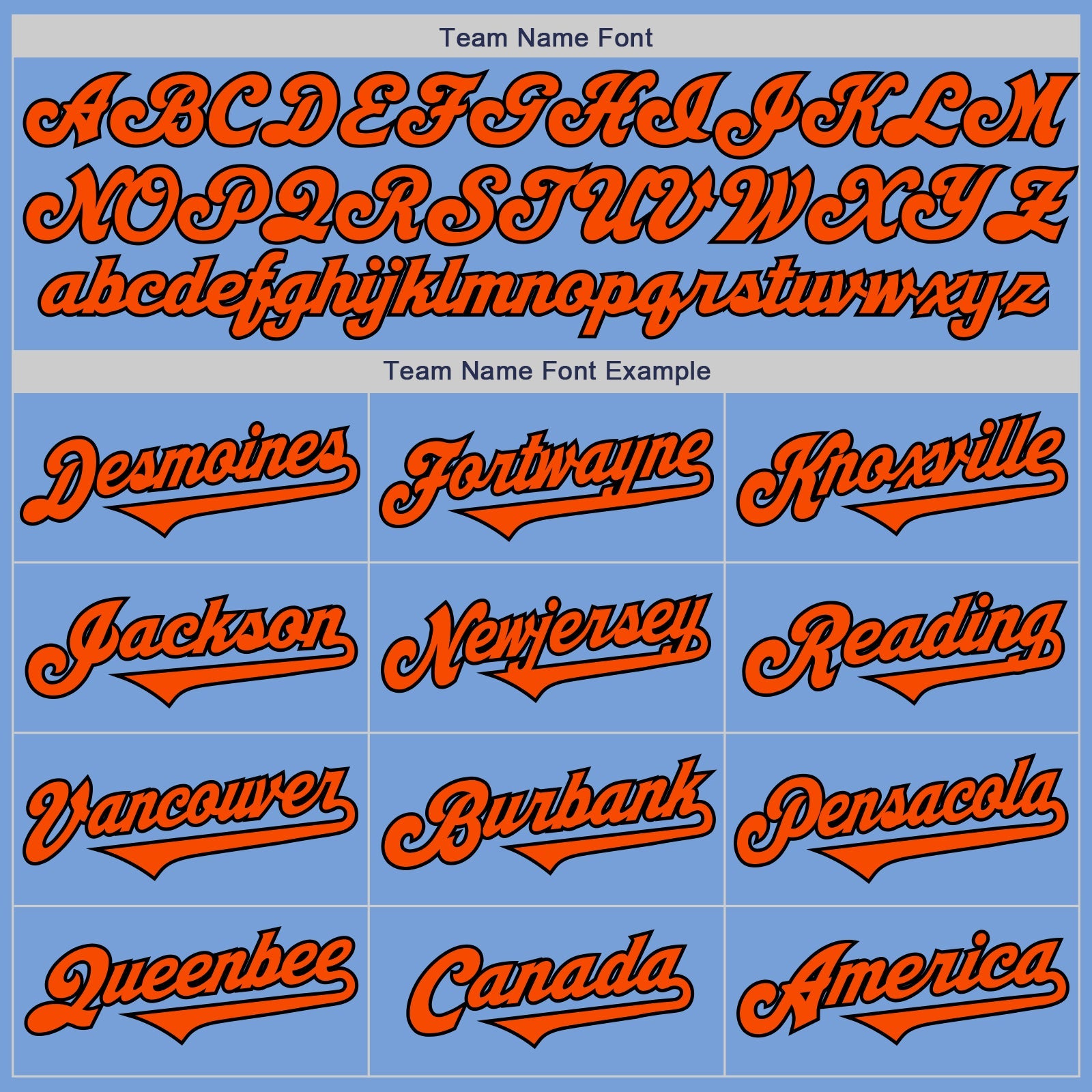 Custom Light Blue Orange-Black Authentic Two Tone Baseball Jersey view 4