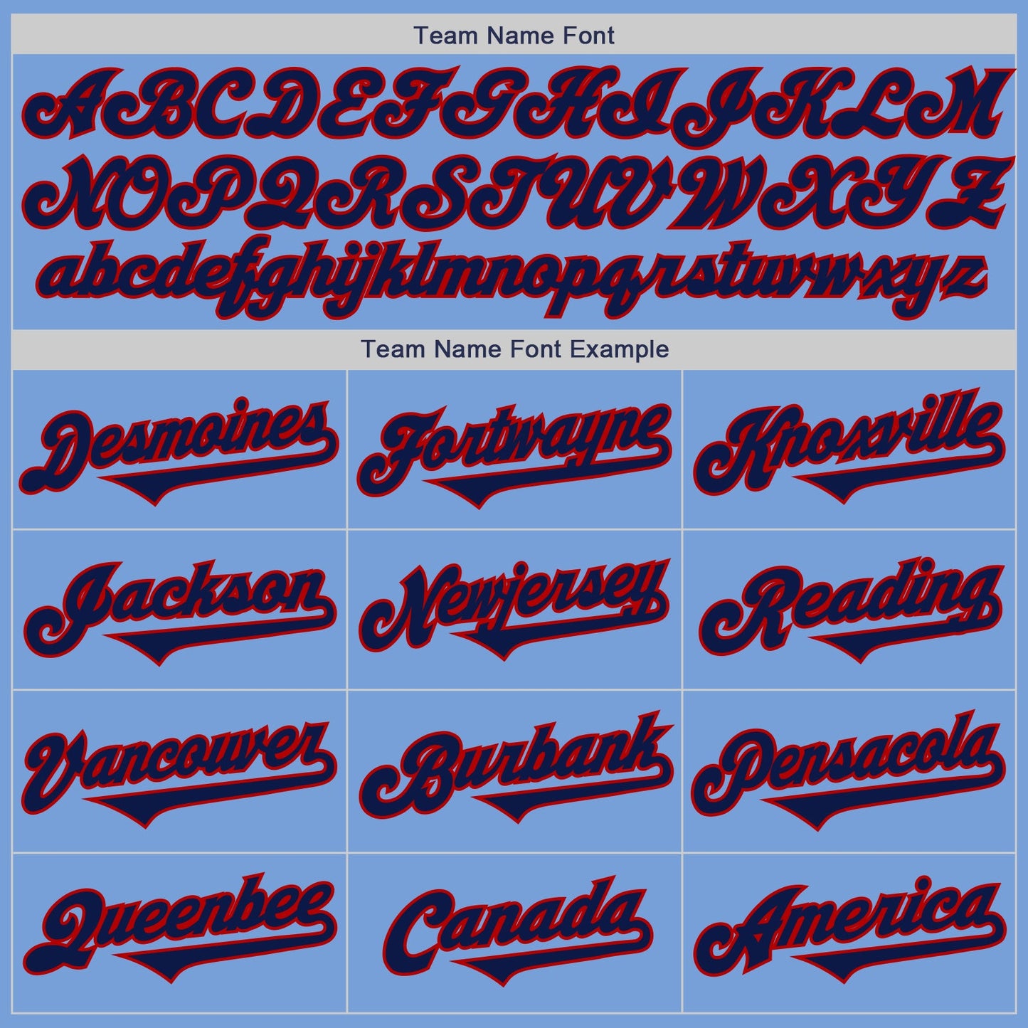 Custom Light Blue Navy-Red Authentic Two Tone Baseball Jersey view 4