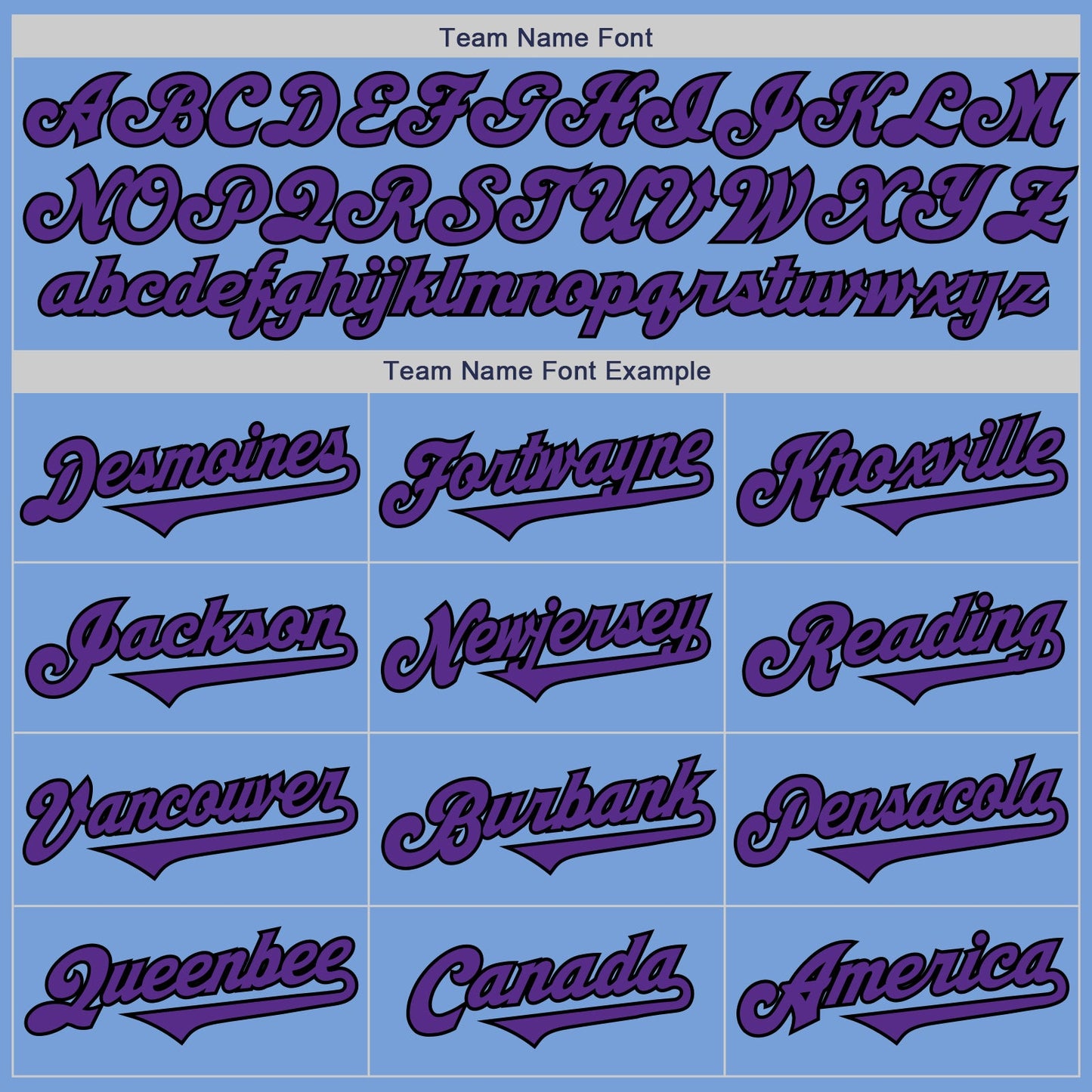 Custom Light Blue Purple-Black Authentic Two Tone Baseball Jersey view 4