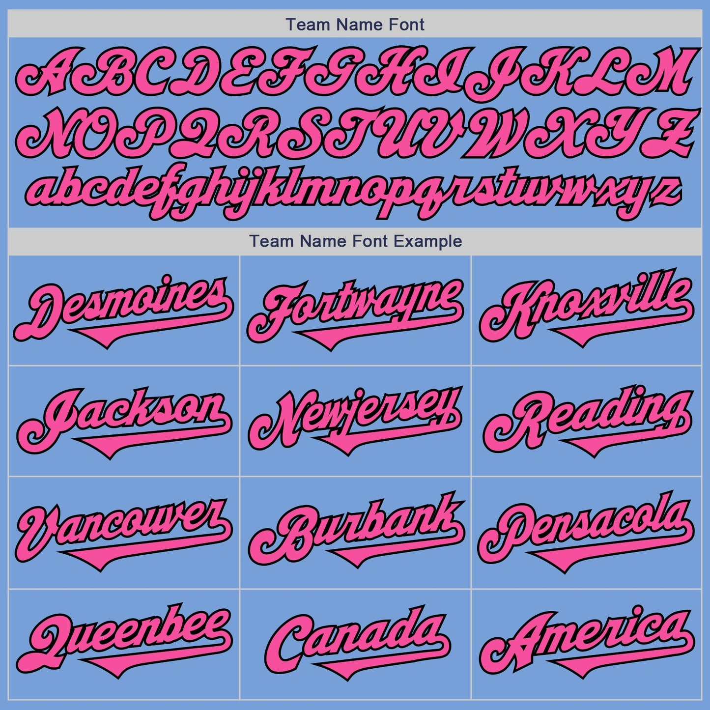 Custom Light Blue Pink-Black Authentic Two Tone Baseball Jersey view 4