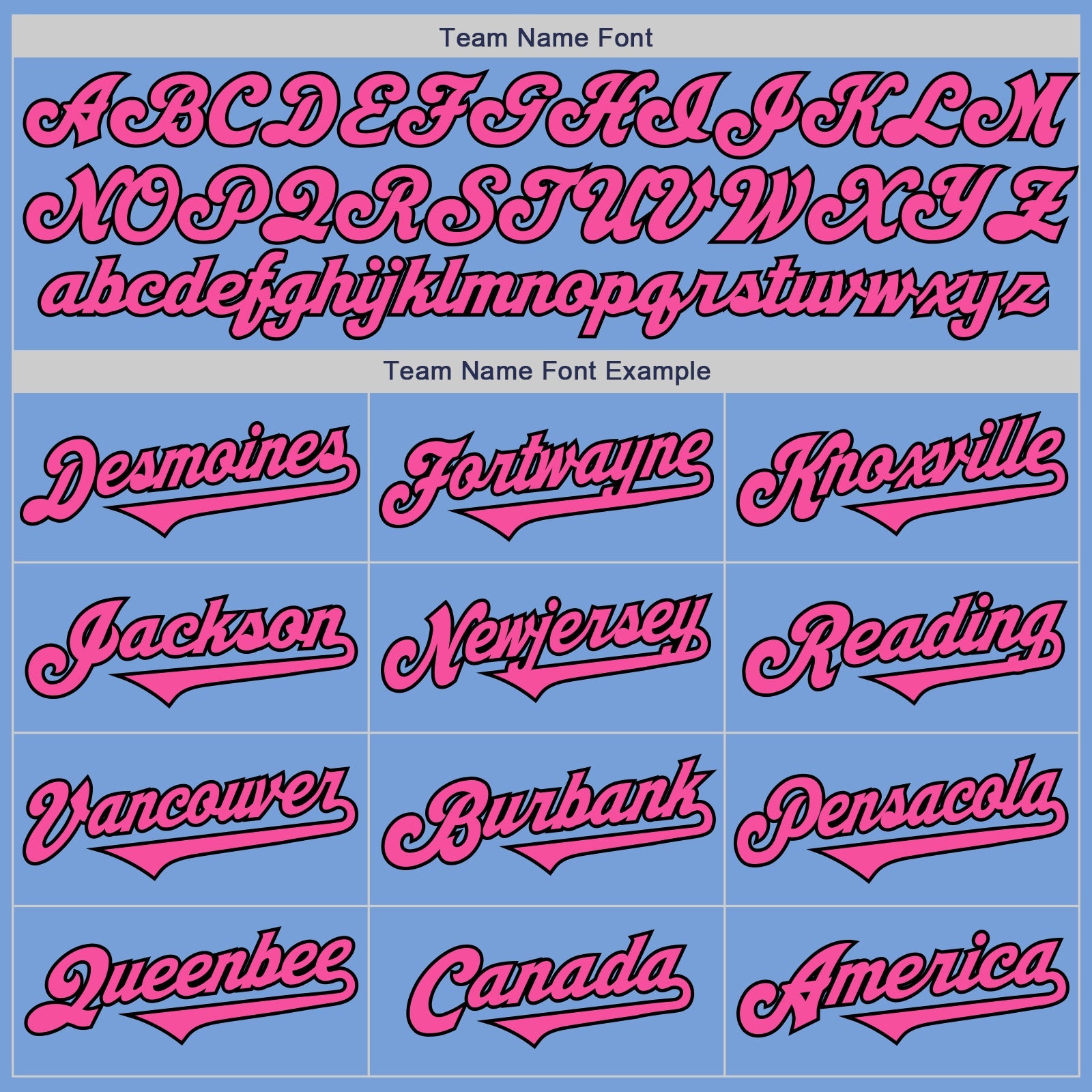 Custom Light Blue Pink-Black Authentic Two Tone Baseball Jersey view 4