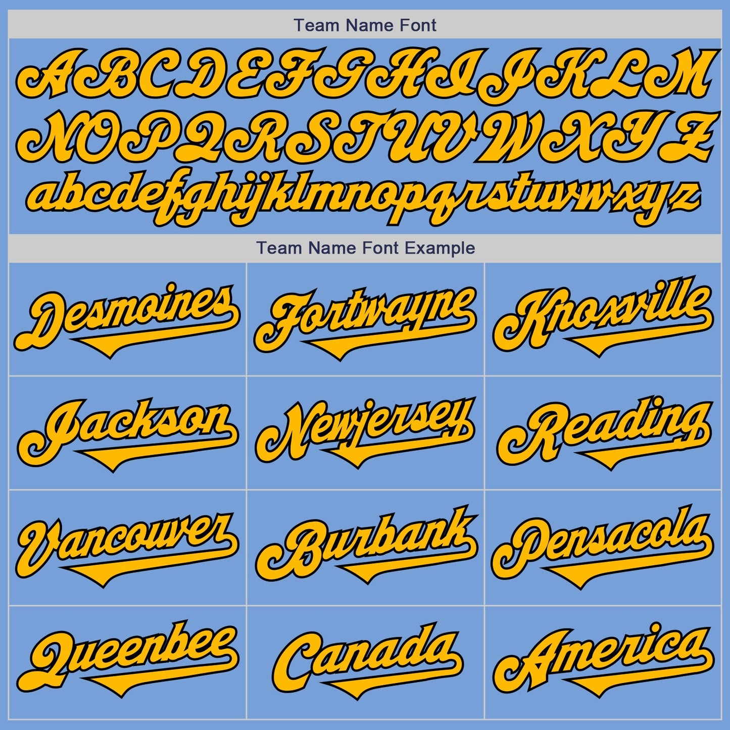 Custom Light Blue Gold-Black Authentic Two Tone Baseball Jersey view 4