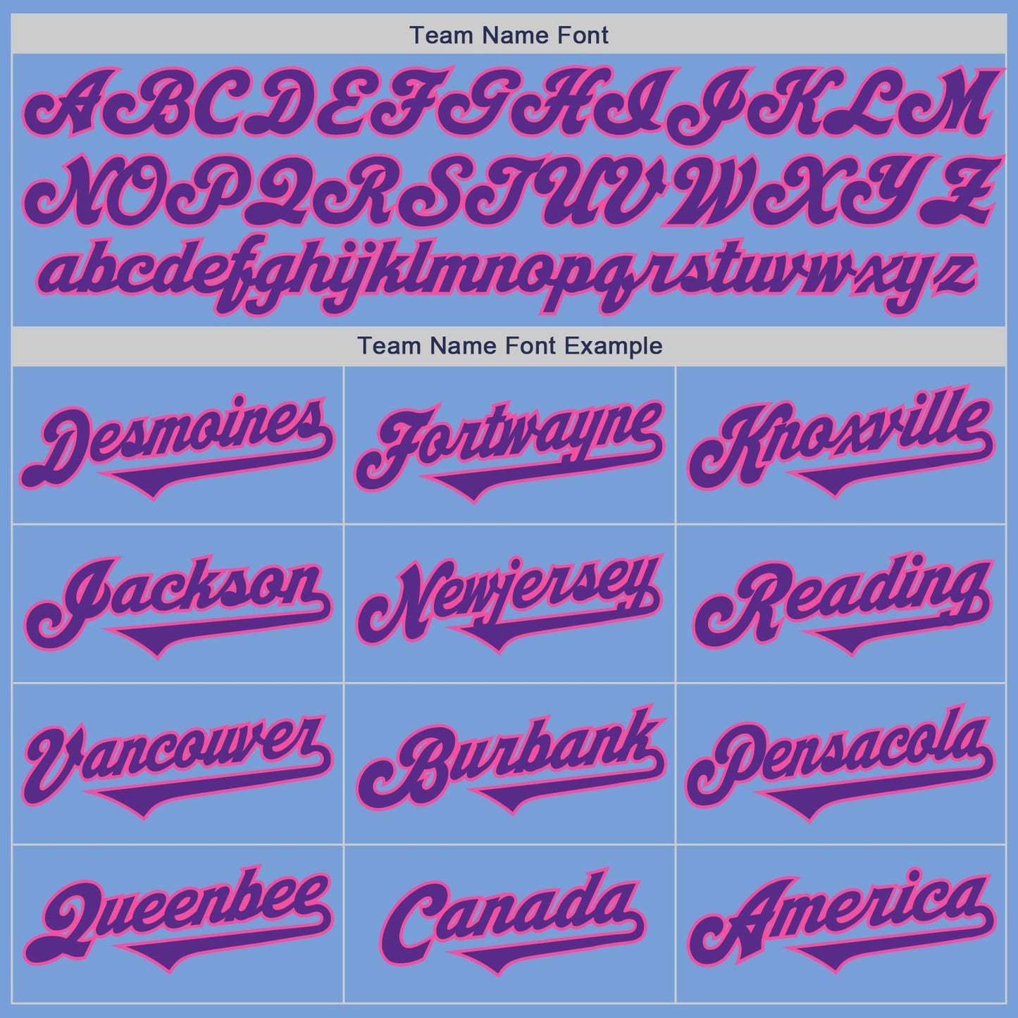 Custom Light Blue Purple-Pink Authentic Two Tone Baseball Jersey view 4