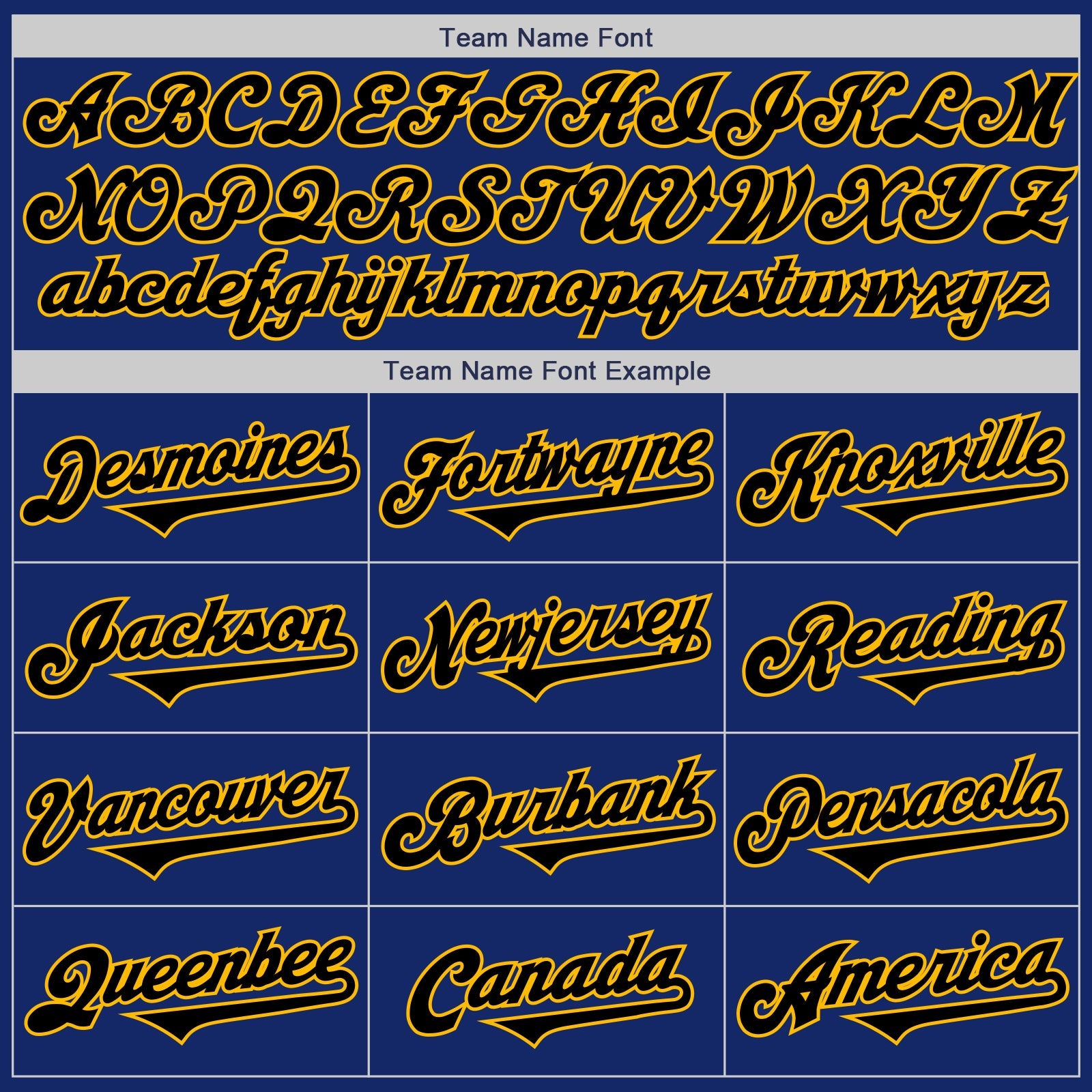 Custom Royal Black-Gold Authentic Two Tone Baseball Jersey view 4