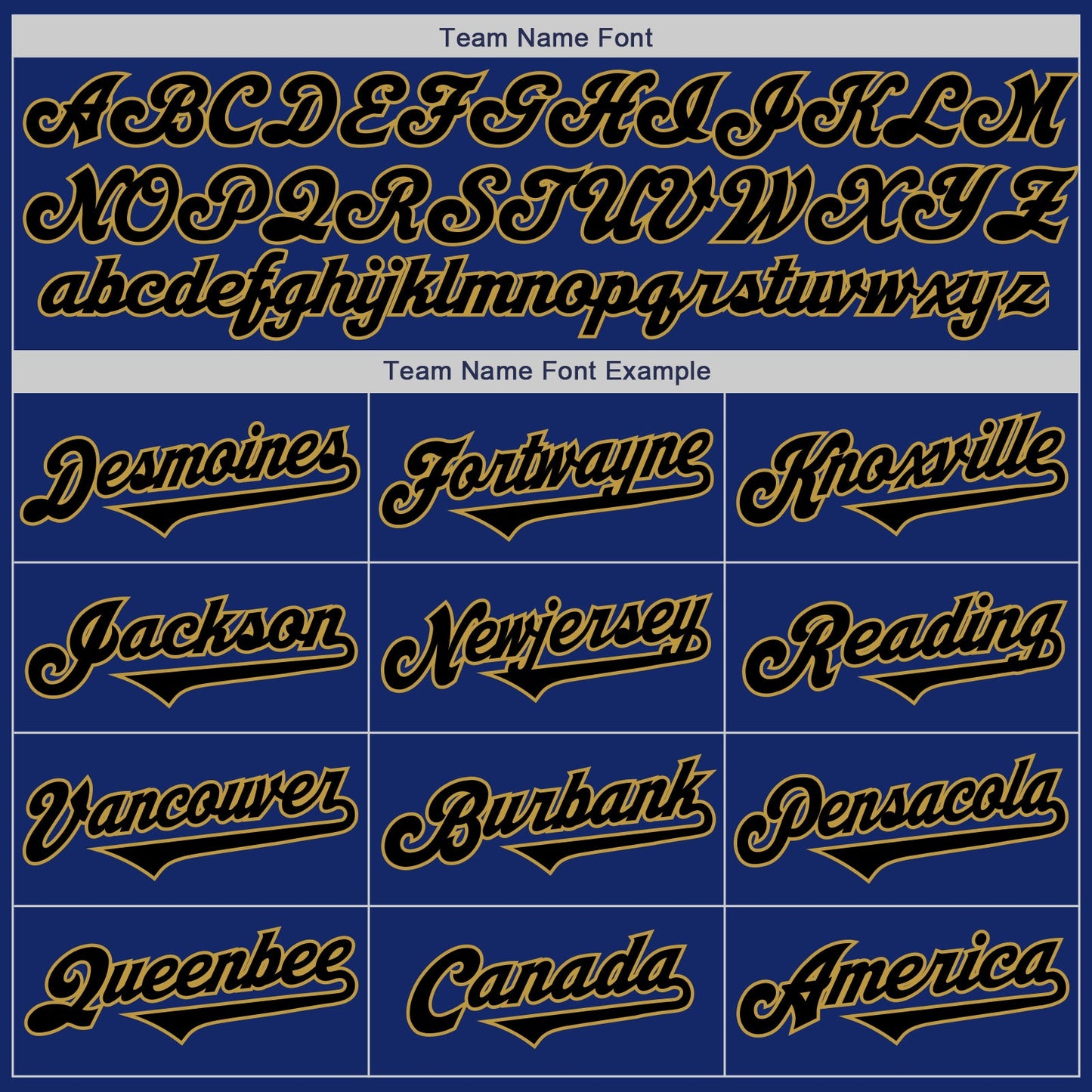 Custom Royal Black-Old Gold Authentic Two Tone Baseball Jersey view 4