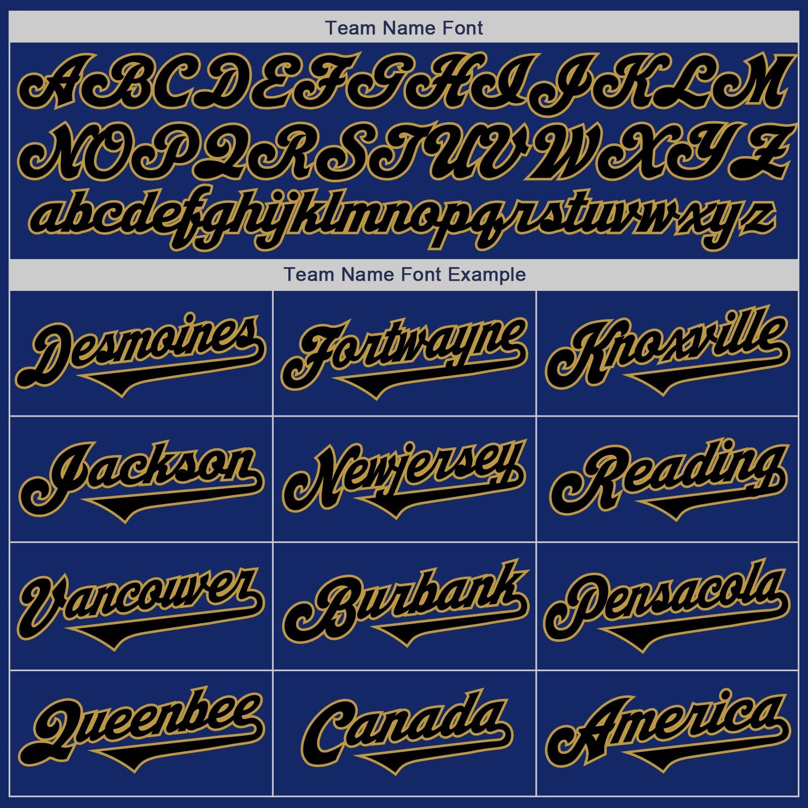 Custom Royal Black-Old Gold Authentic Two Tone Baseball Jersey view 4