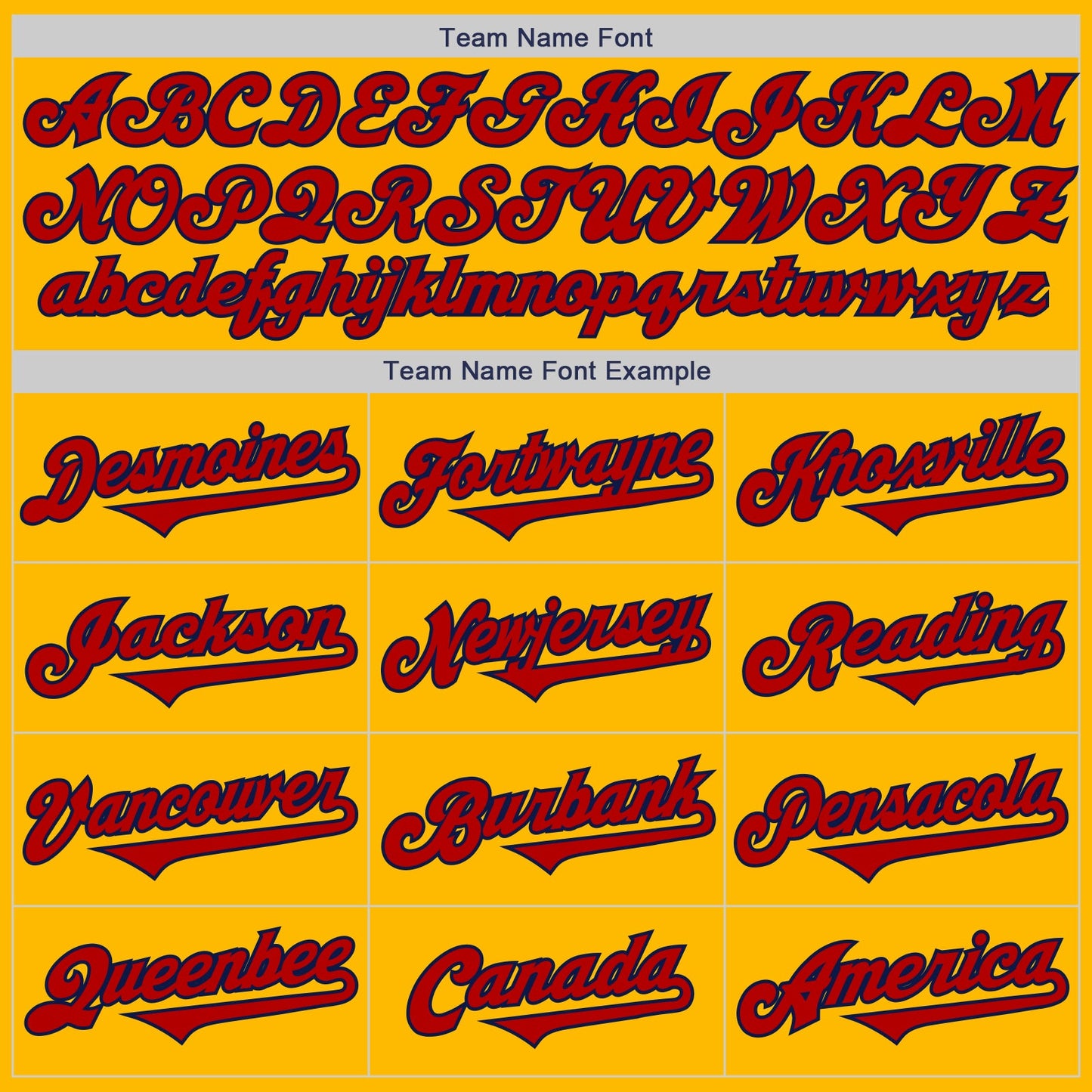 Custom Gold Red-Navy Authentic Two Tone Baseball Jersey view 4