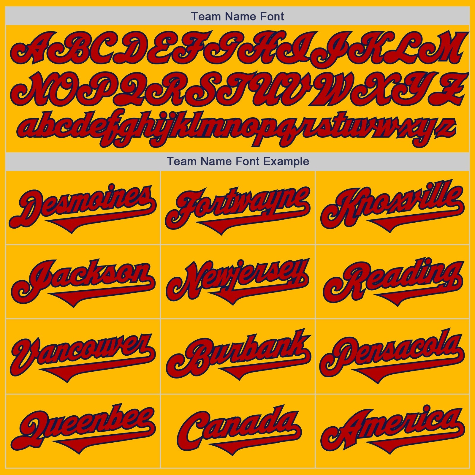 Custom Gold Red-Navy Authentic Two Tone Baseball Jersey view 4