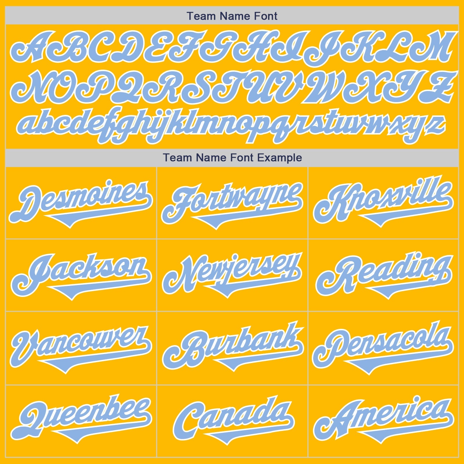 Custom Gold Light Blue-White Authentic Two Tone Baseball Jersey view 4