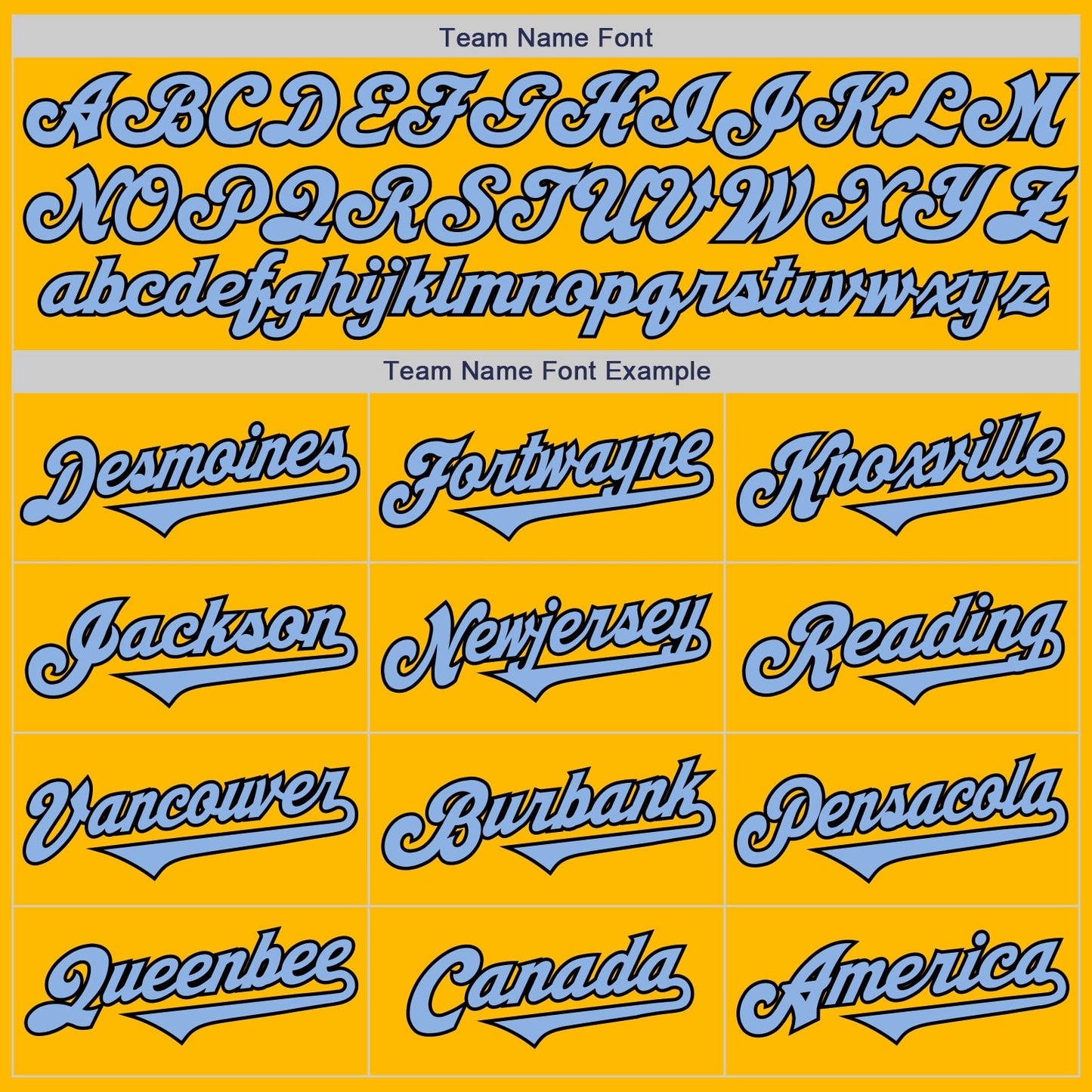 Custom Gold Light Blue-Black Authentic Two Tone Baseball Jersey view 4