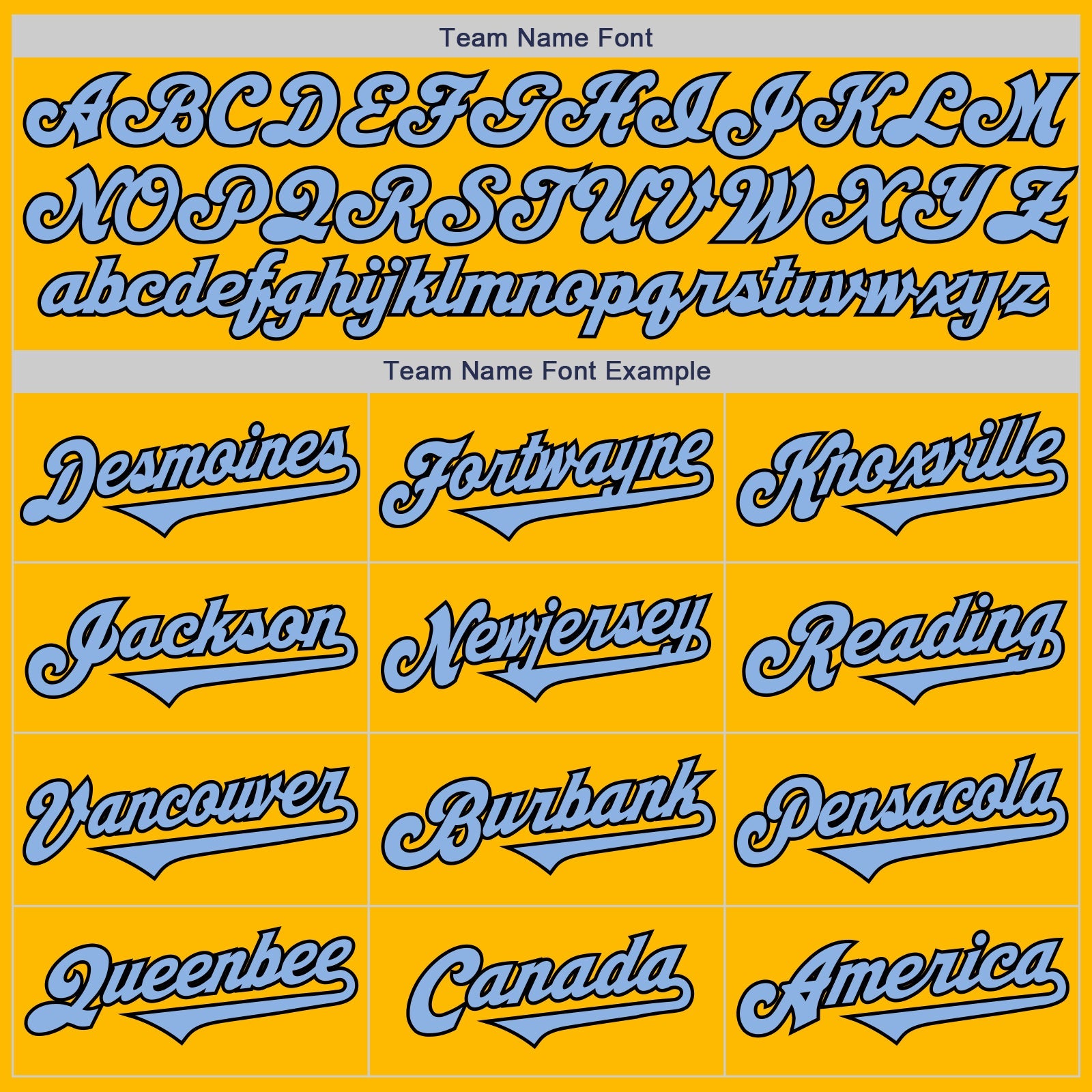 Custom Gold Light Blue-Black Authentic Two Tone Baseball Jersey view 4