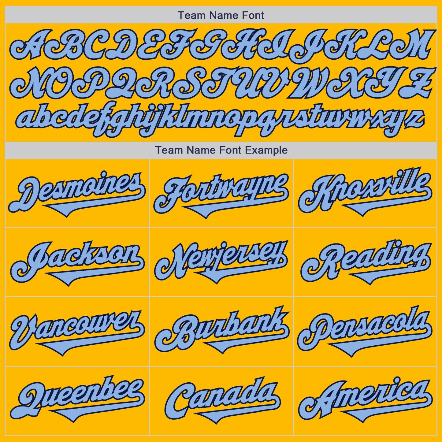 Custom Gold Light Blue-Navy Authentic Two Tone Baseball Jersey view 4