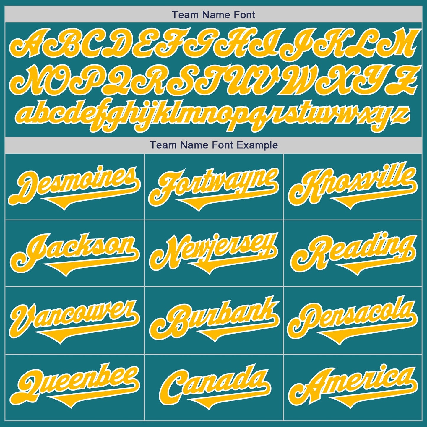 Custom Teal Gold-White Authentic Two Tone Baseball Jersey view 4