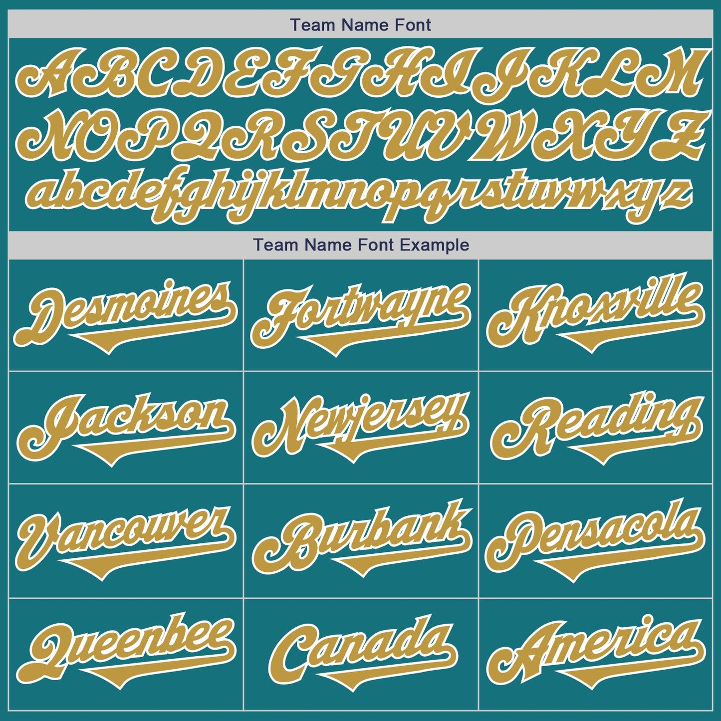Custom Teal Old Gold-White Authentic Two Tone Baseball Jersey view 4