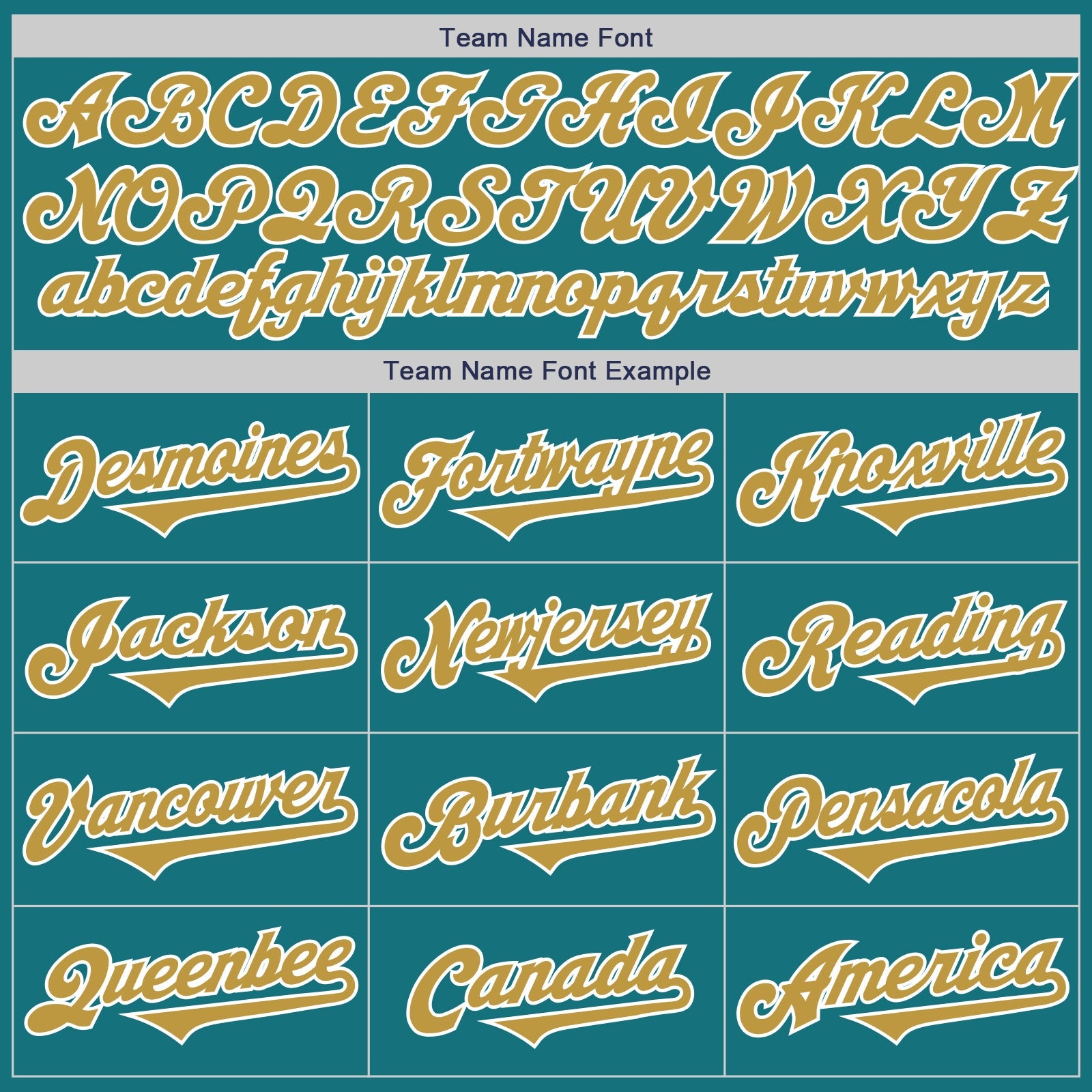 Custom Teal Old Gold-White Authentic Two Tone Baseball Jersey view 4