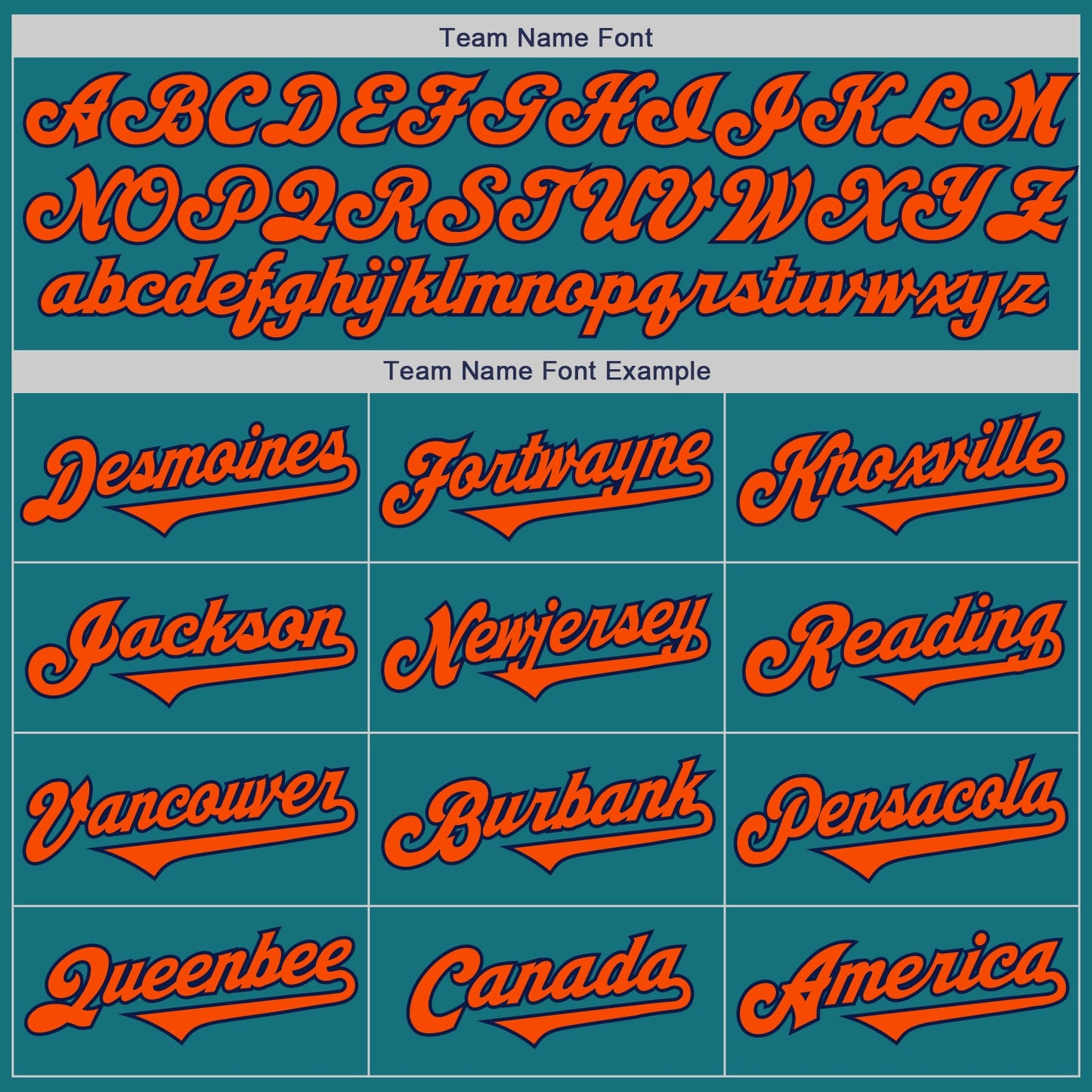 Custom Teal Orange-Navy Authentic Two Tone Baseball Jersey view 4