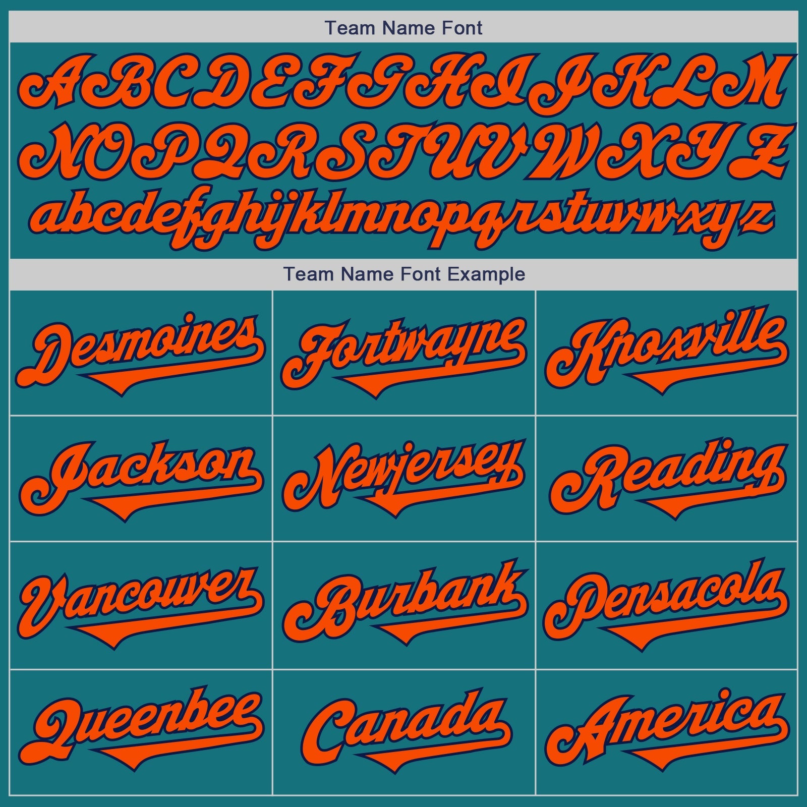 Custom Teal Orange-Navy Authentic Two Tone Baseball Jersey view 4