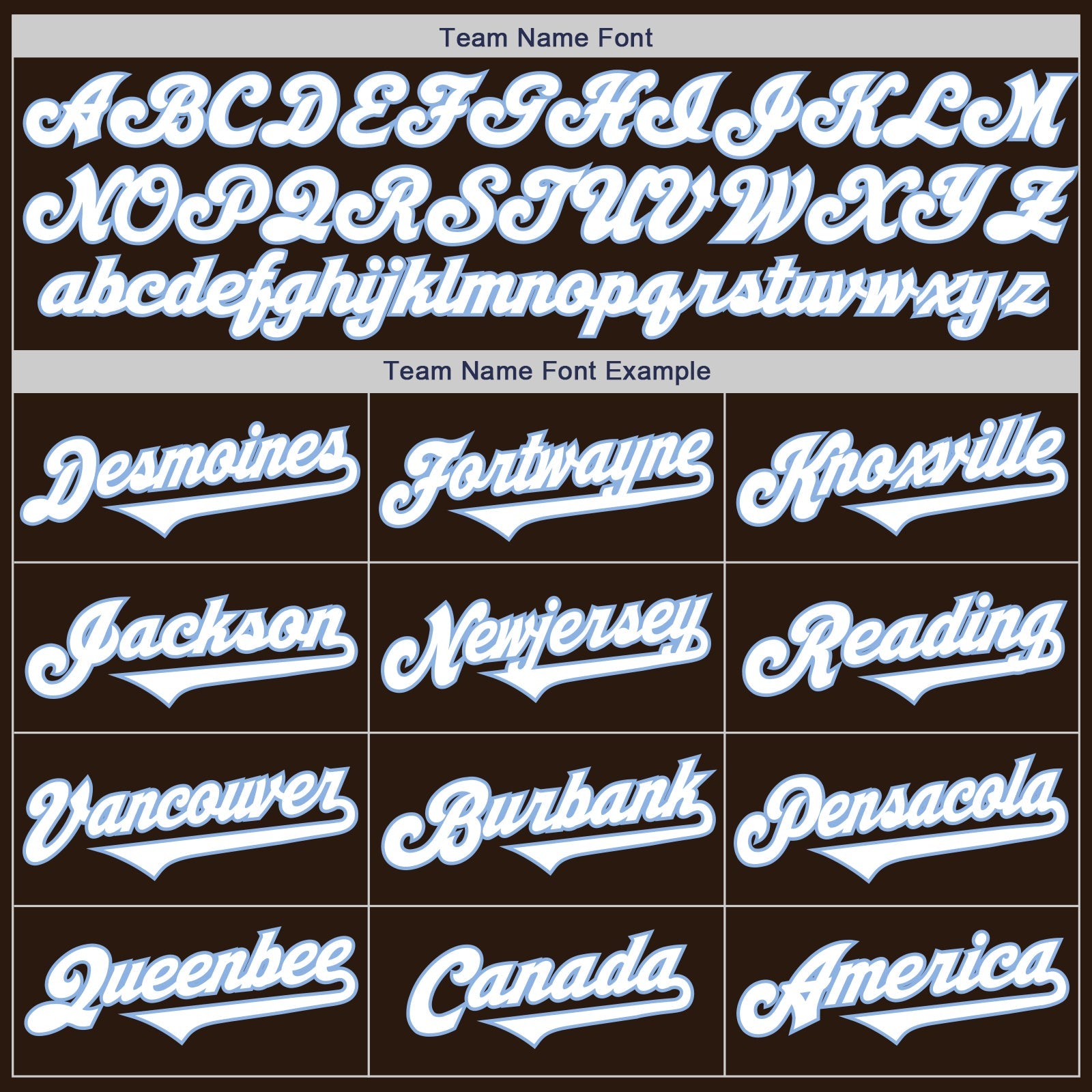 Custom Brown White-Light Blue Authentic Two Tone Baseball Jersey view 4