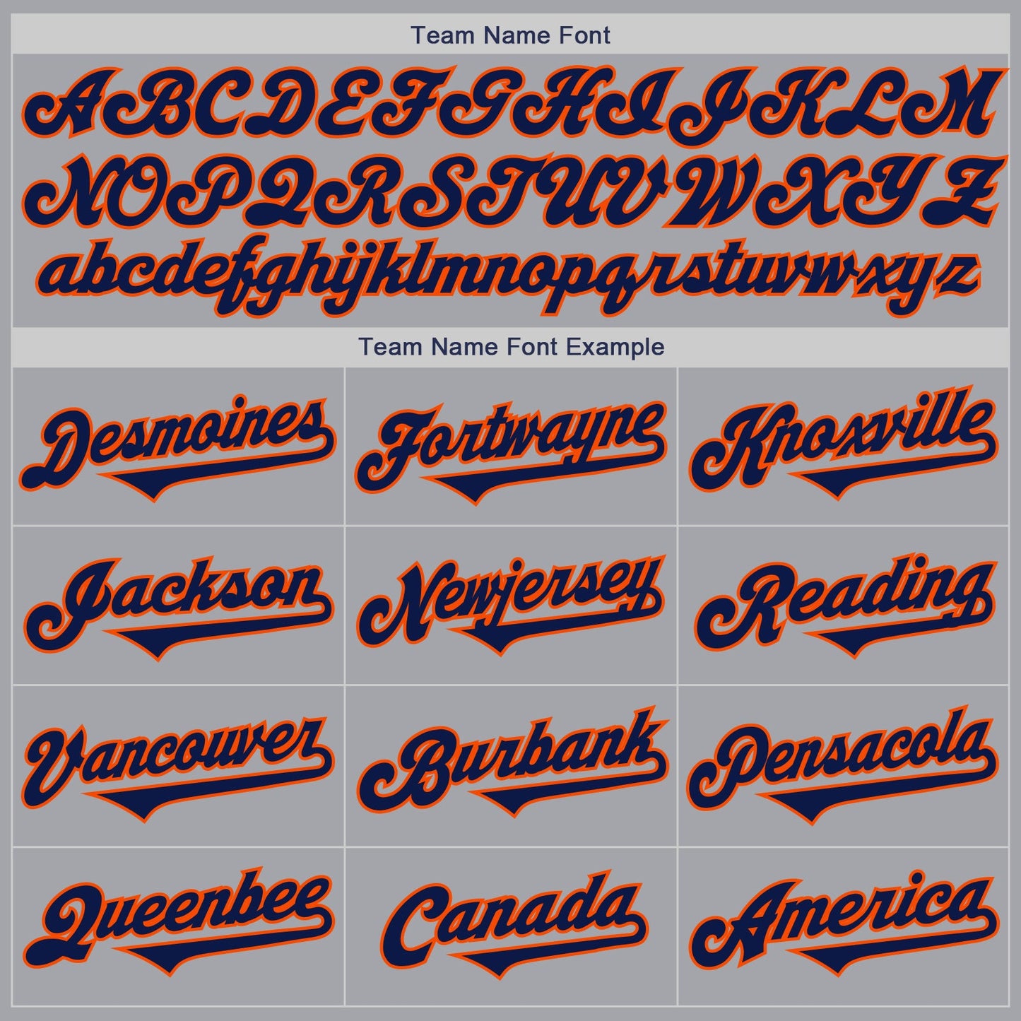 Custom Gray Navy-Orange Authentic Two Tone Baseball Jersey view 4