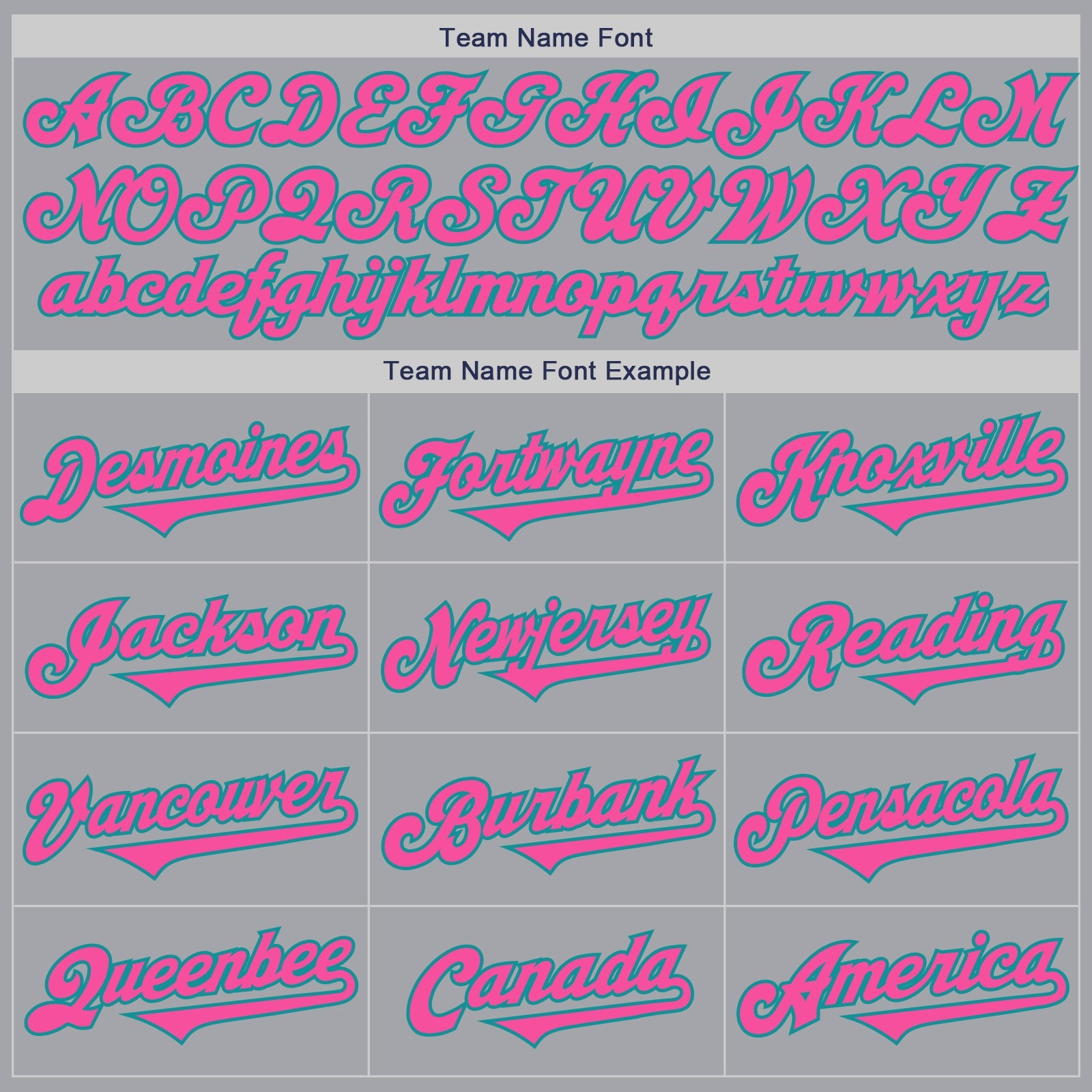 Custom Gray Pink-Teal Authentic Two Tone Baseball Jersey view 4